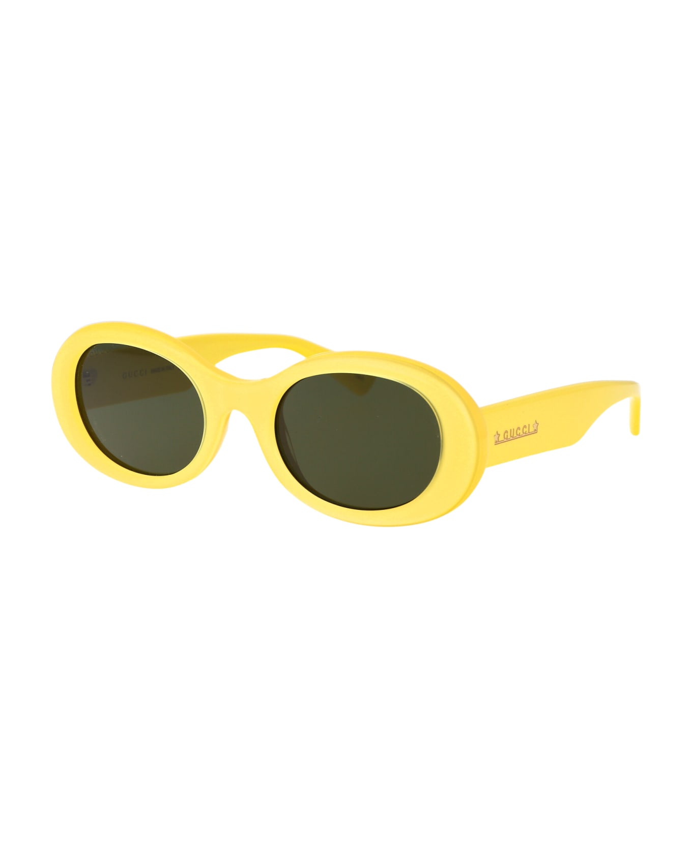 Gucci Eyewear Gg1587s Sunglasses - 004 YELLOW YELLOW GREEN
