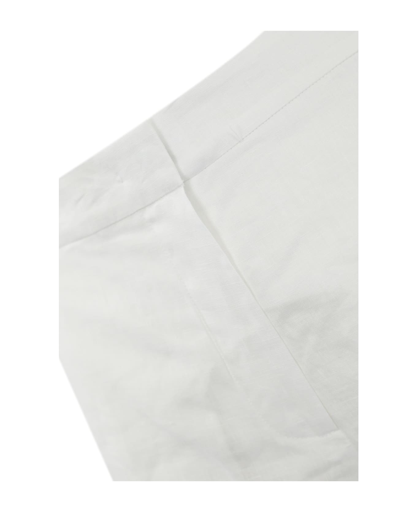 Max Mara Studio Garibo Linen Trousers - BIANCO