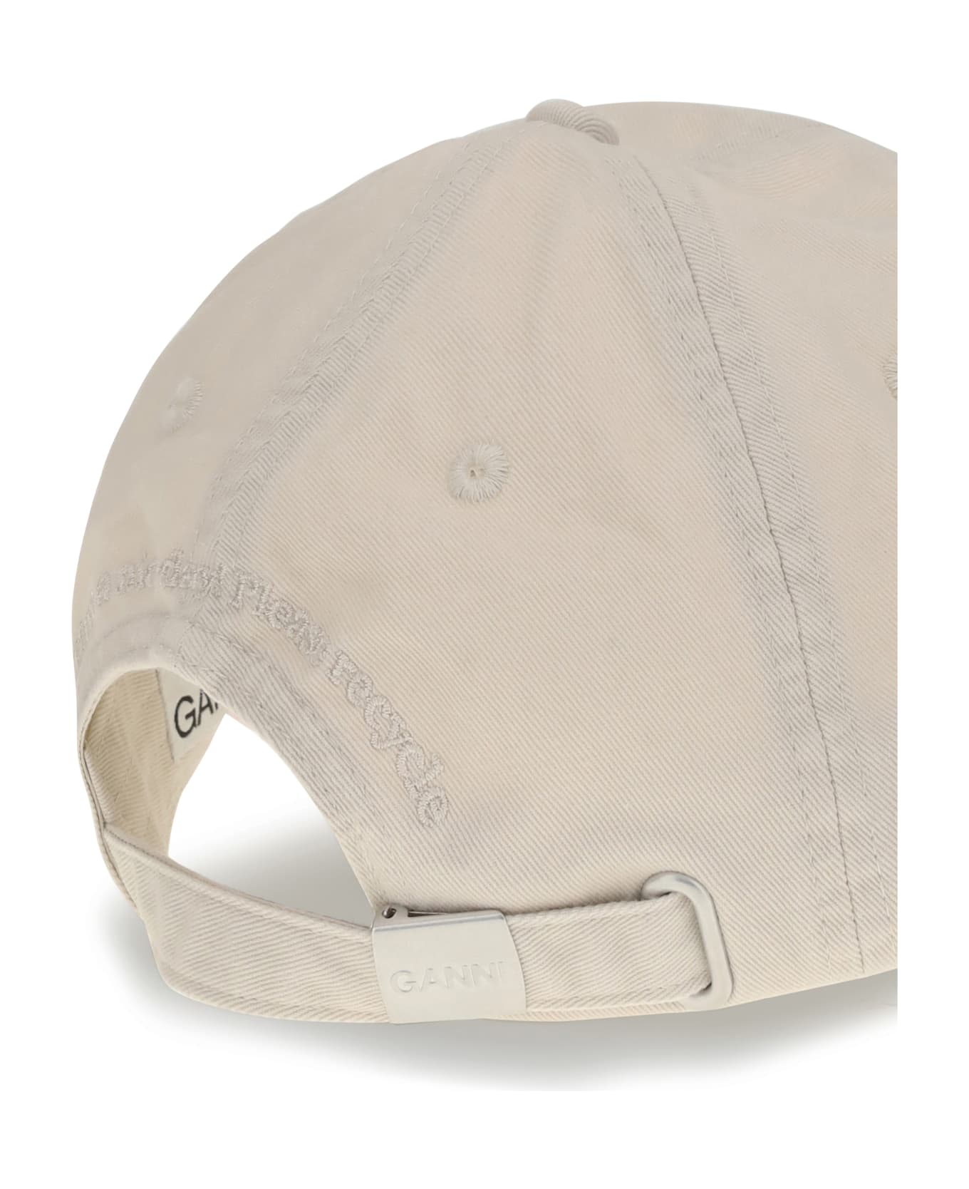 Ganni Kitty Baseball Cap