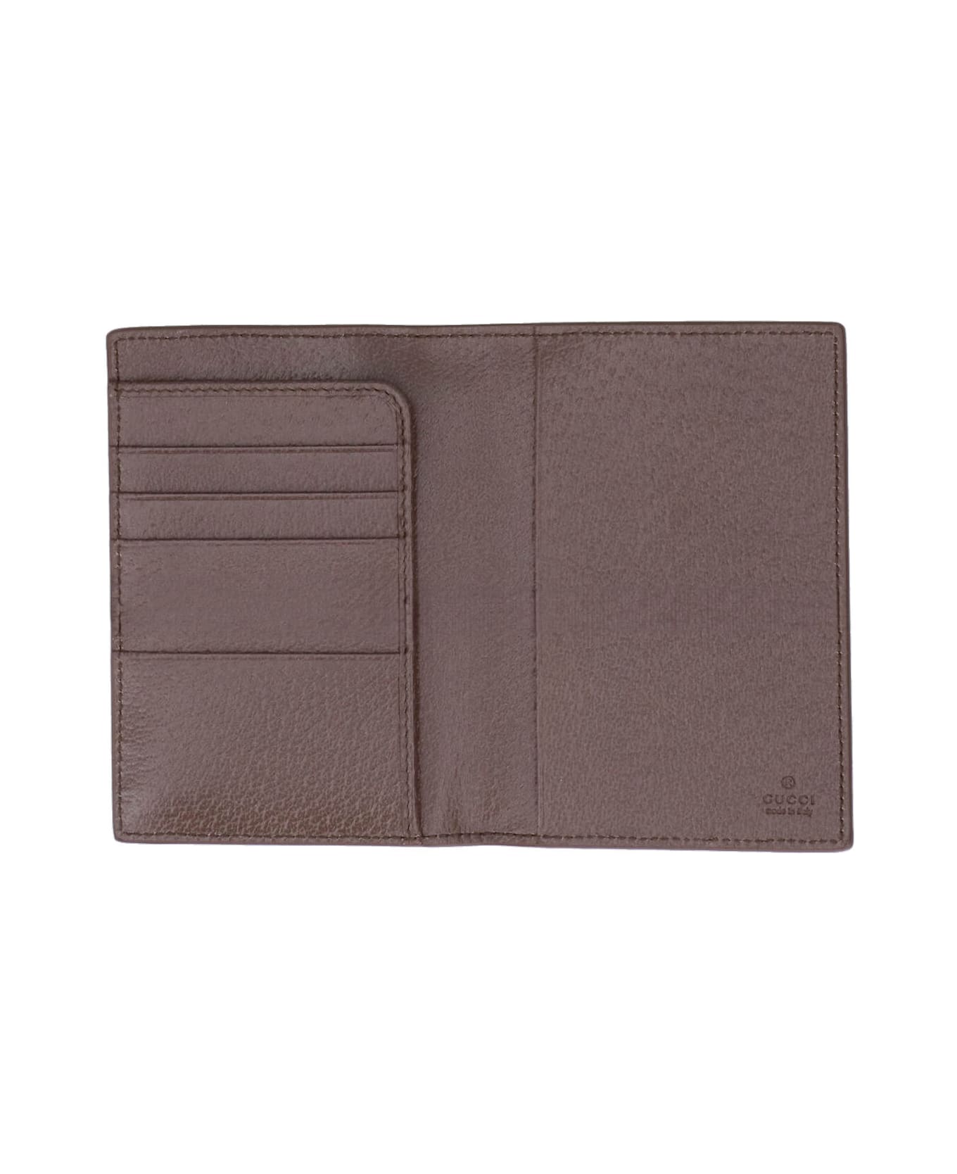 Gucci 
gg
 Bi-fold Passport Case - Beige
