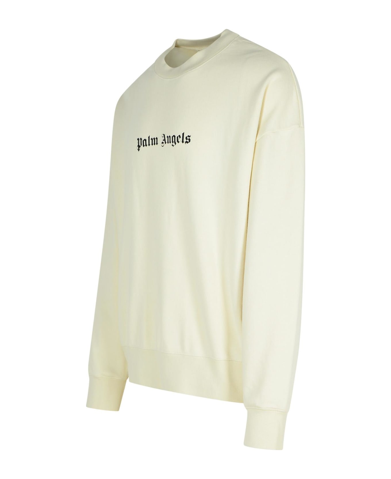 Palm Angels Cotton Sweatshirt - Cream