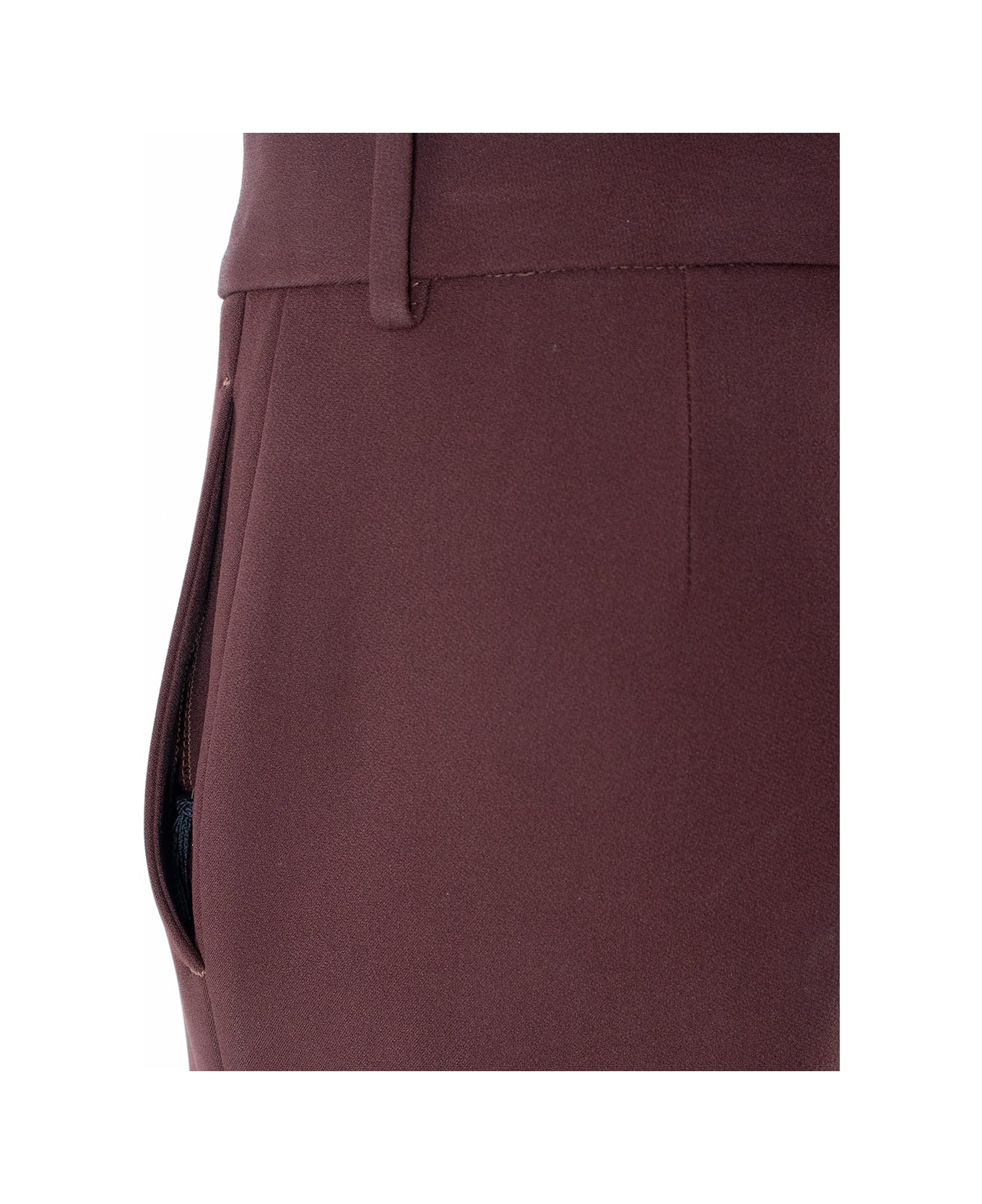 Ermanno Scervino Trousers - DEEP MAHOGANY/VINO