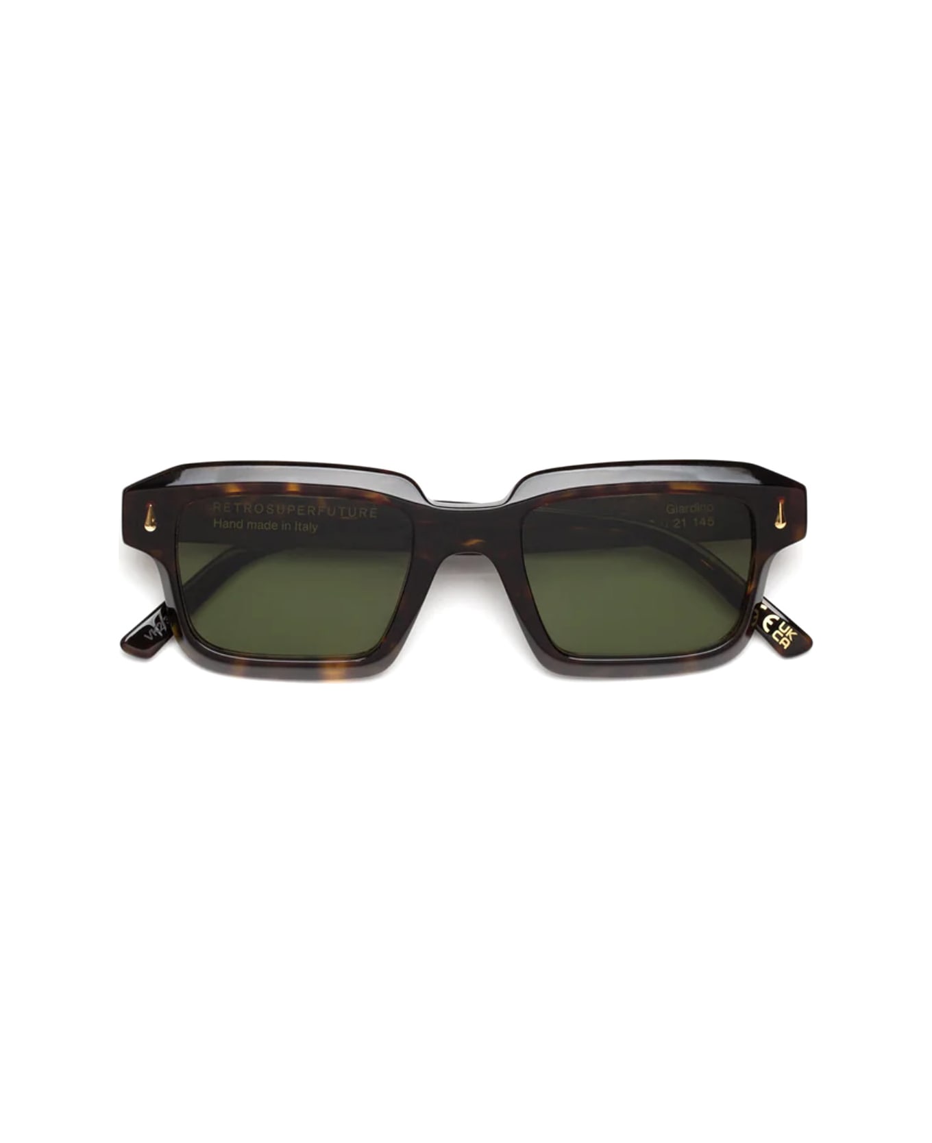 RETROSUPERFUTURE Giardino 3627 Sunglasses - Marrone サングラス
