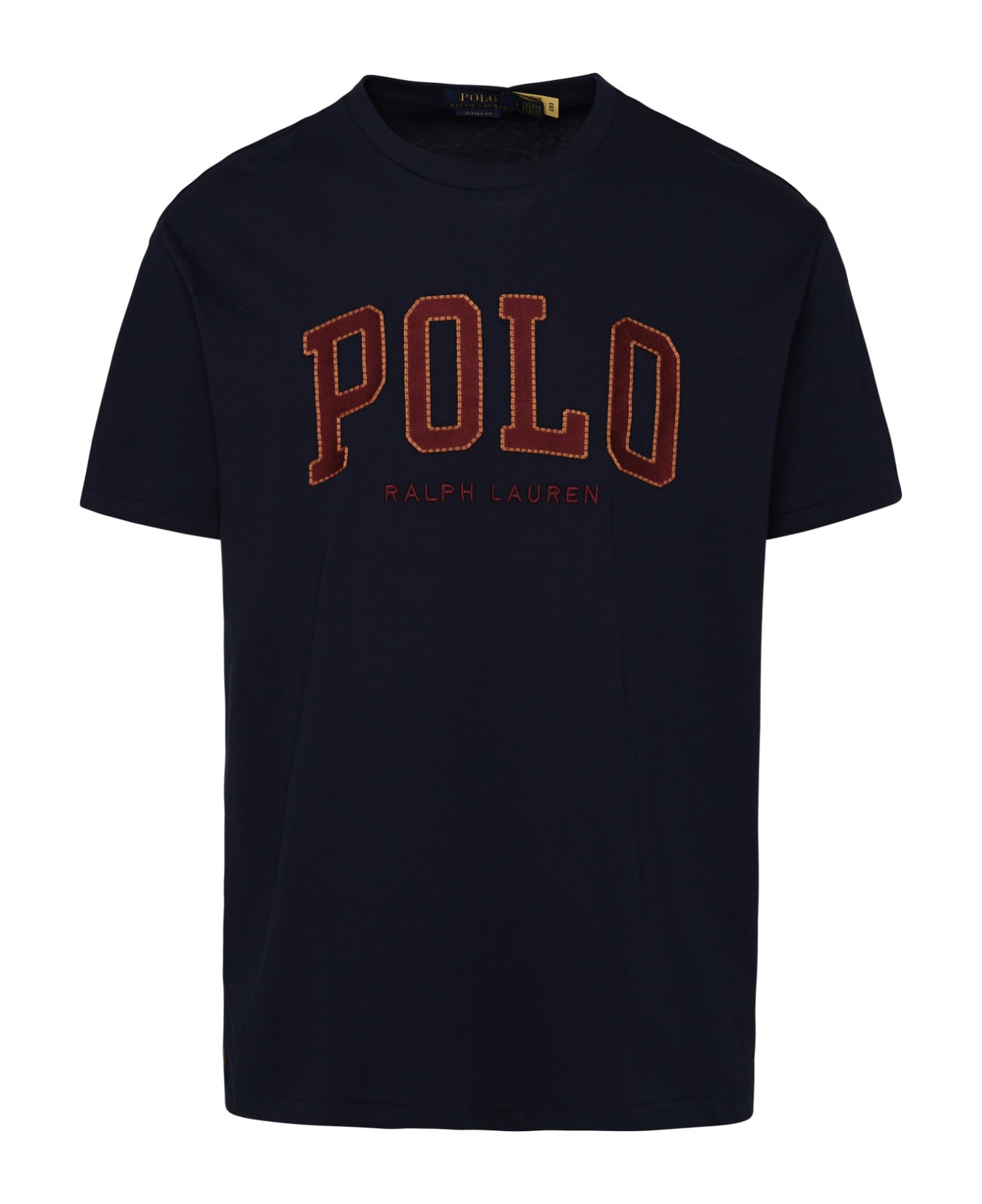 Polo Ralph Lauren Blue Cotton T-shirt - Navy