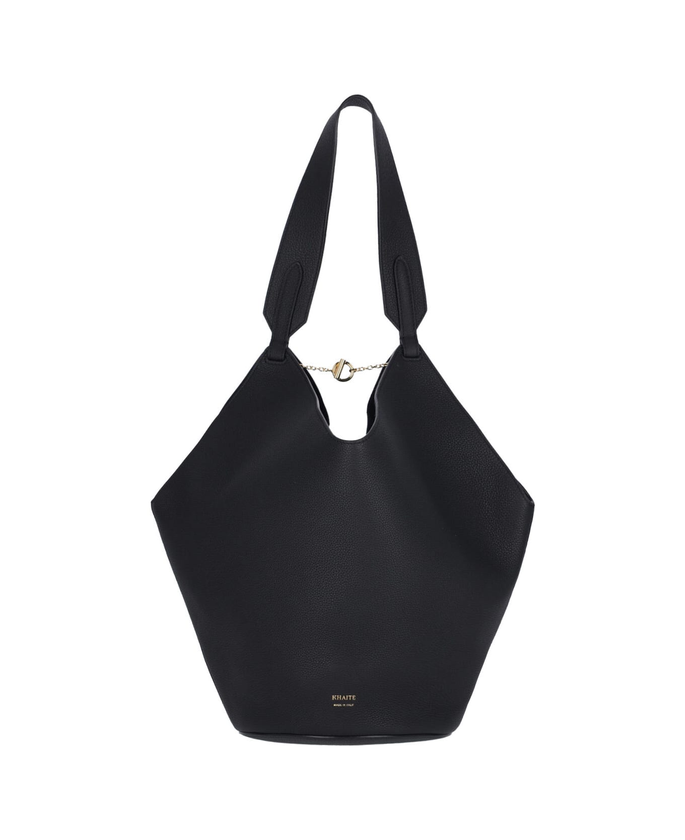 Khaite 
lotus
 Small Tote Bag - BLACK