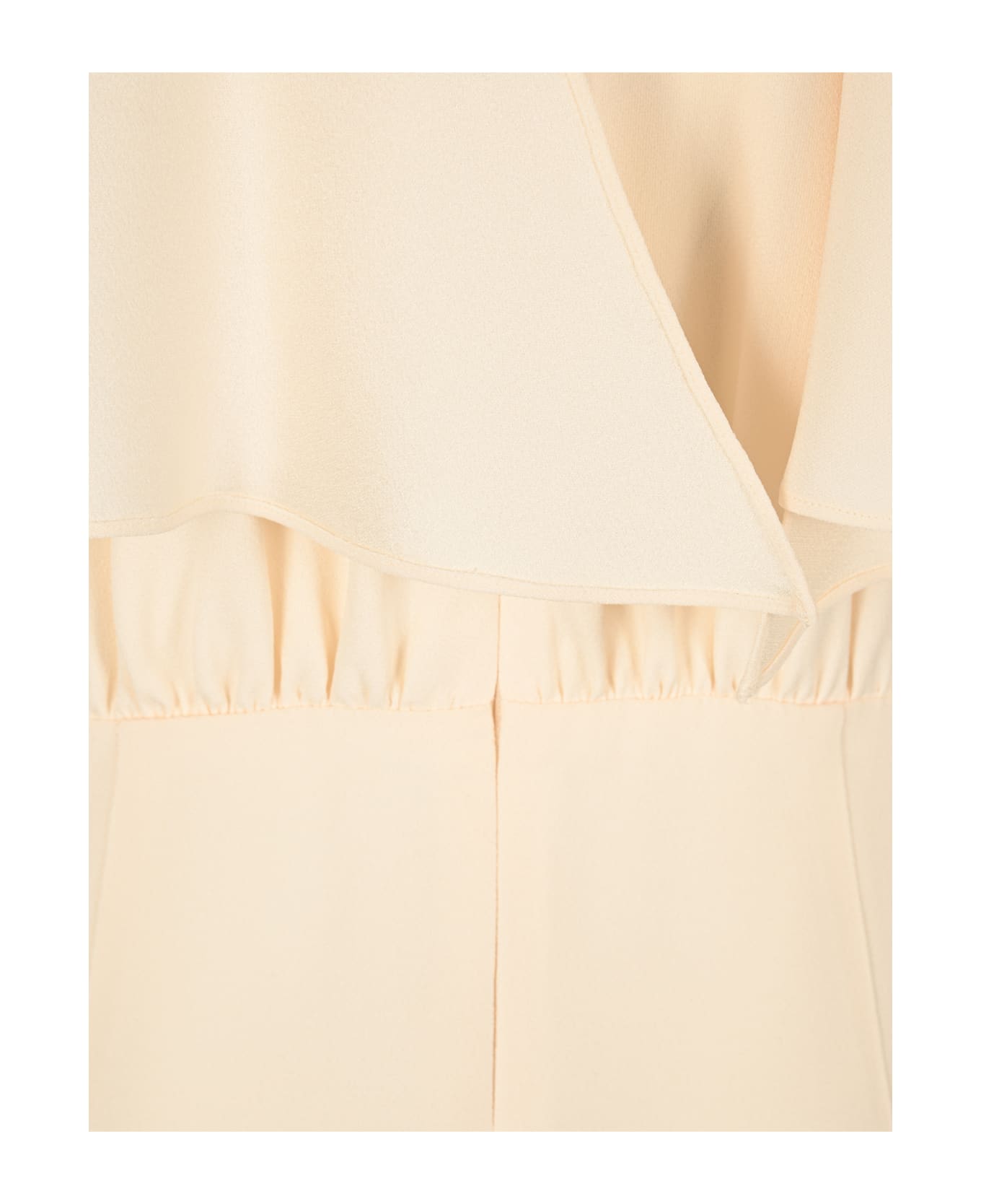 Prada Satin Ruffled Dress - SILK