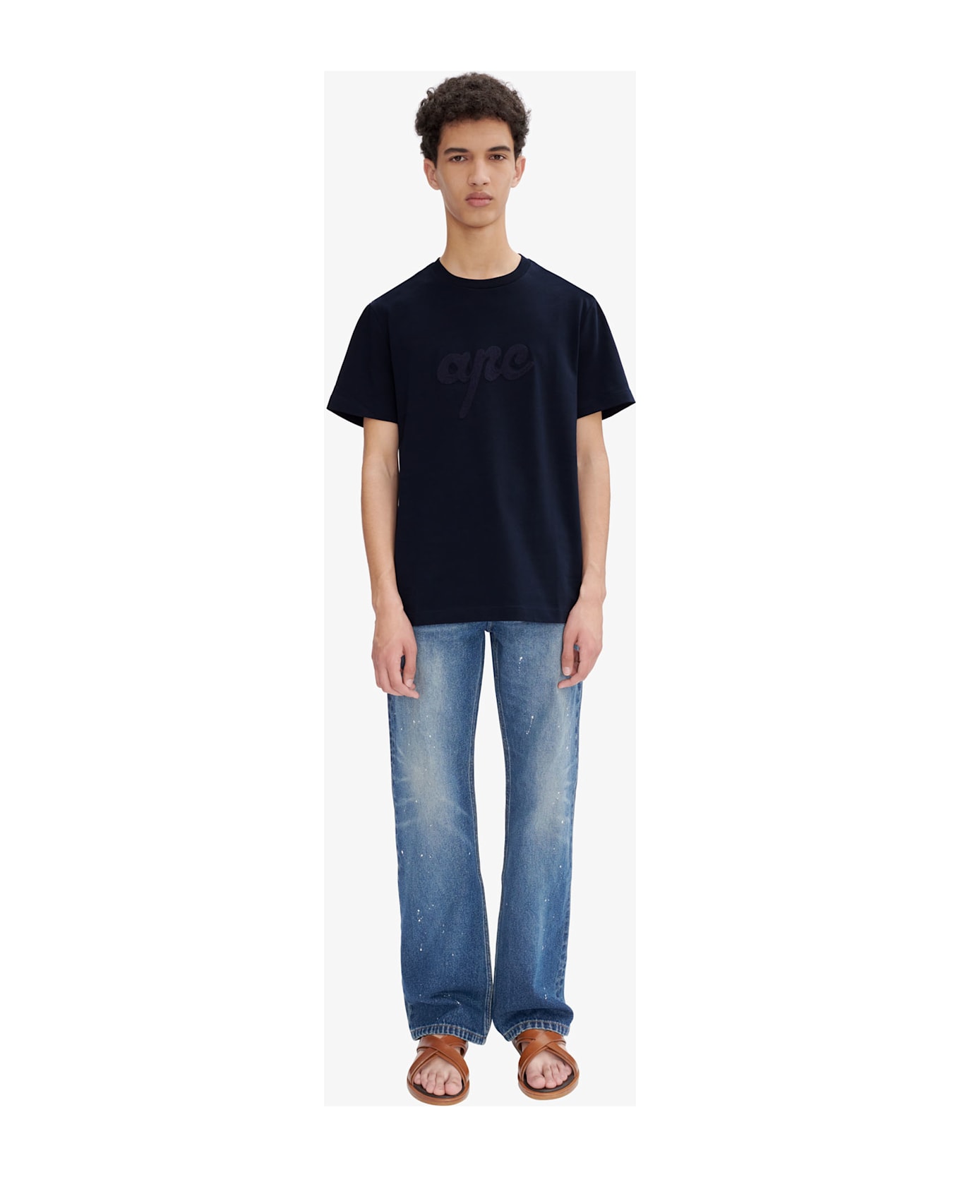 A.P.C. T-shirt Lenny - BLUE