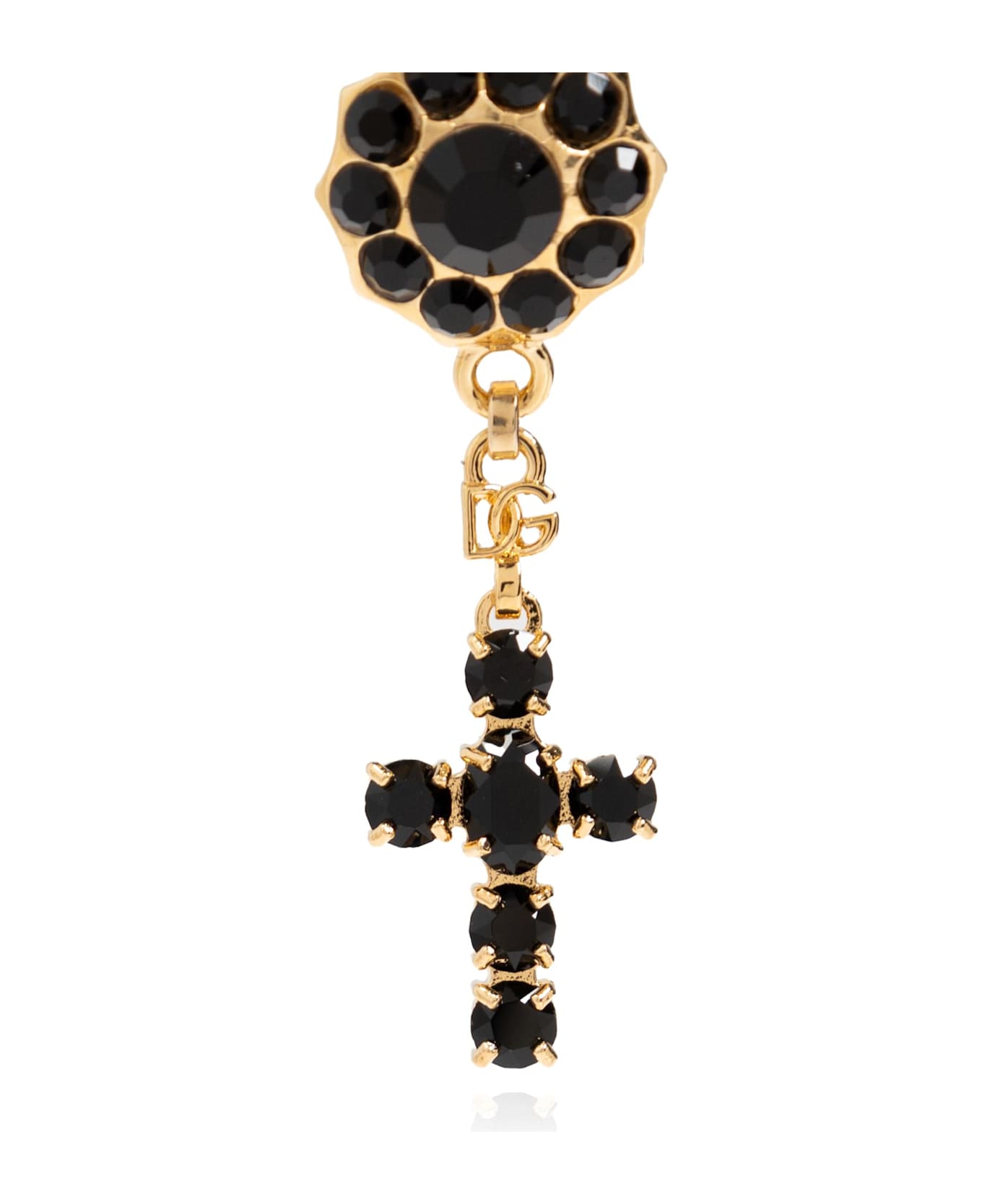 Dolce & Gabbana Clips With Religious Motif - Golden