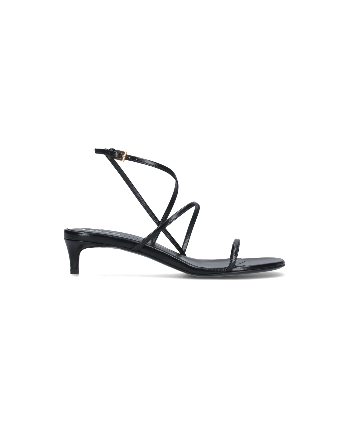 Khaite "loop" Sandals - Black  