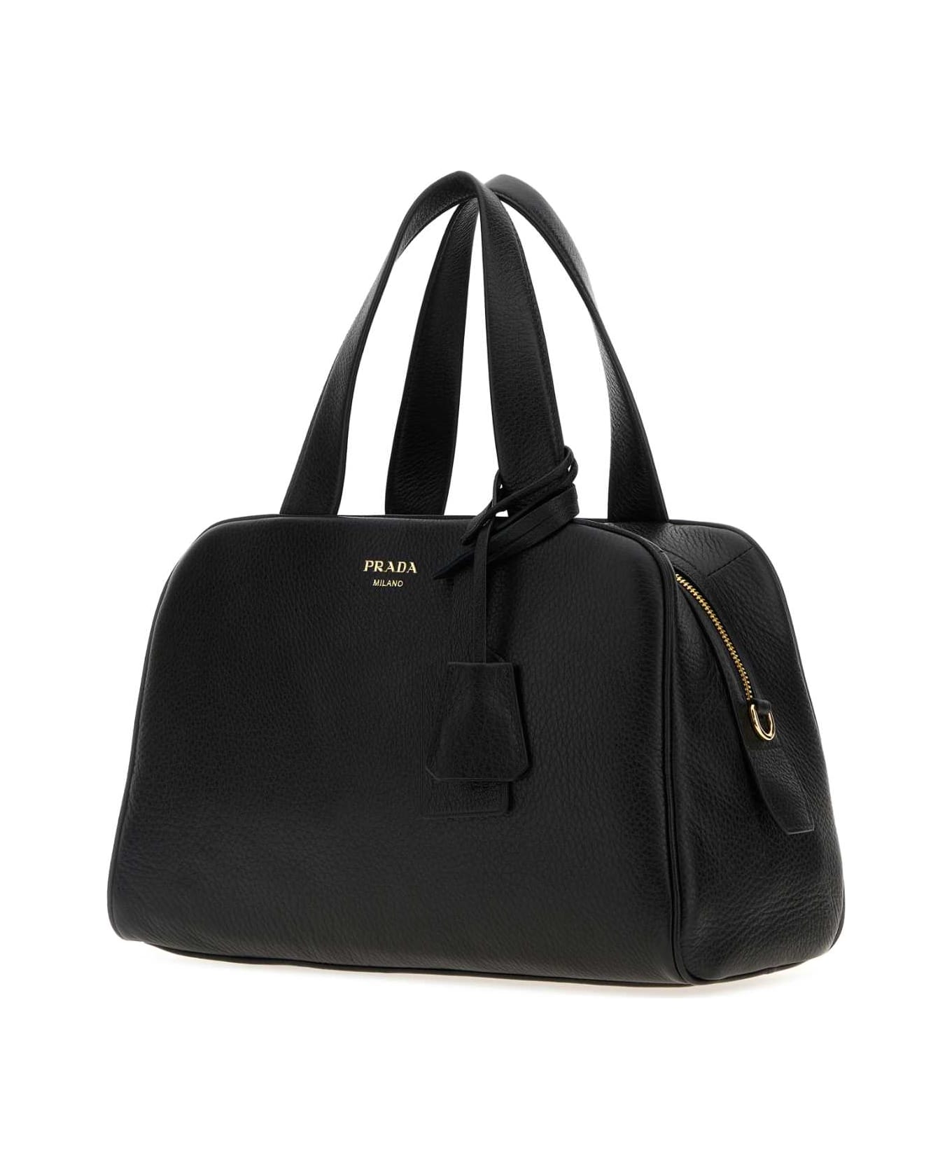 Prada Black Leather Handbag - NERO