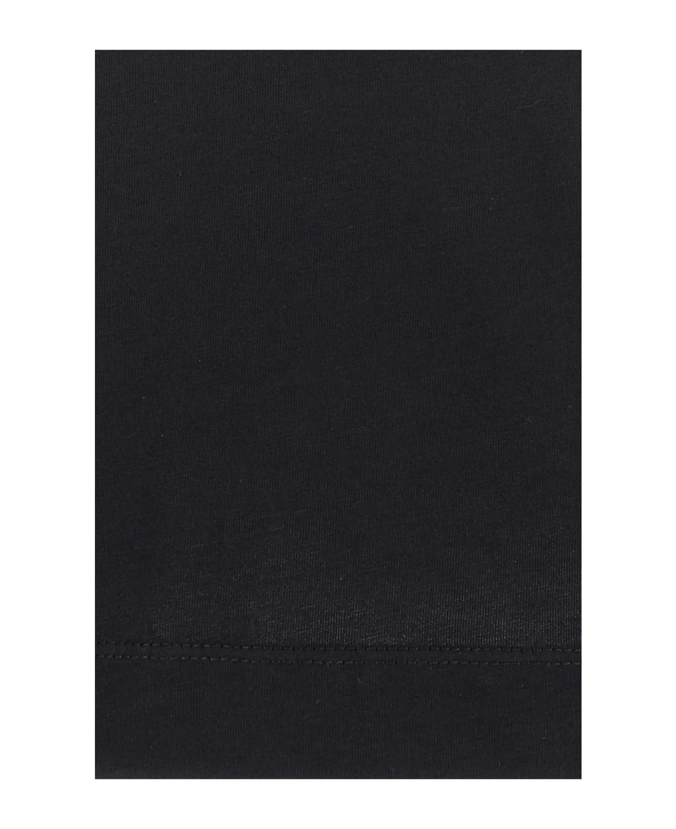 Dries Van Noten Black Cotton T-shirt - BLACK