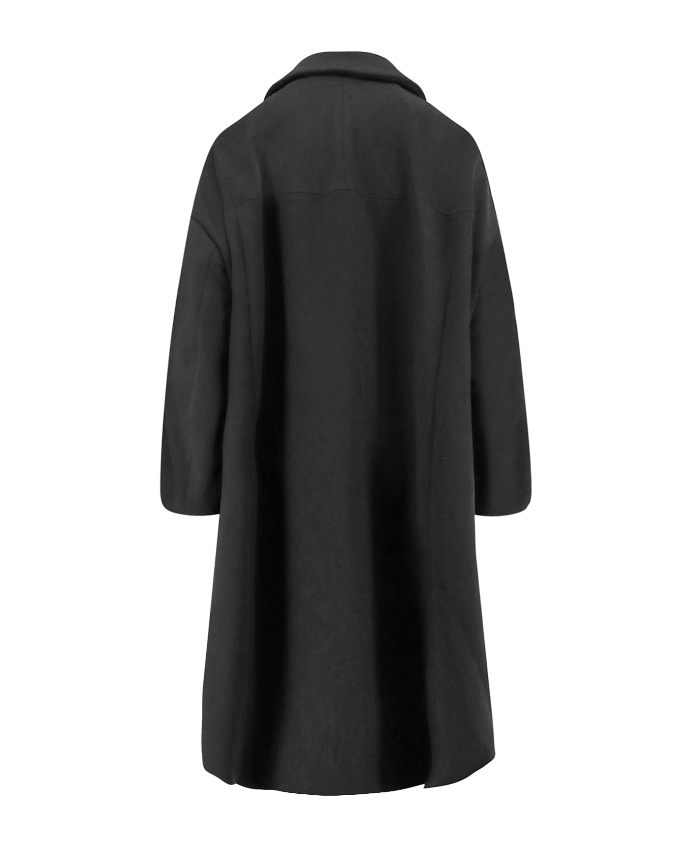 Comme des Garçons Play Coat With Balloon Sleeves - Black