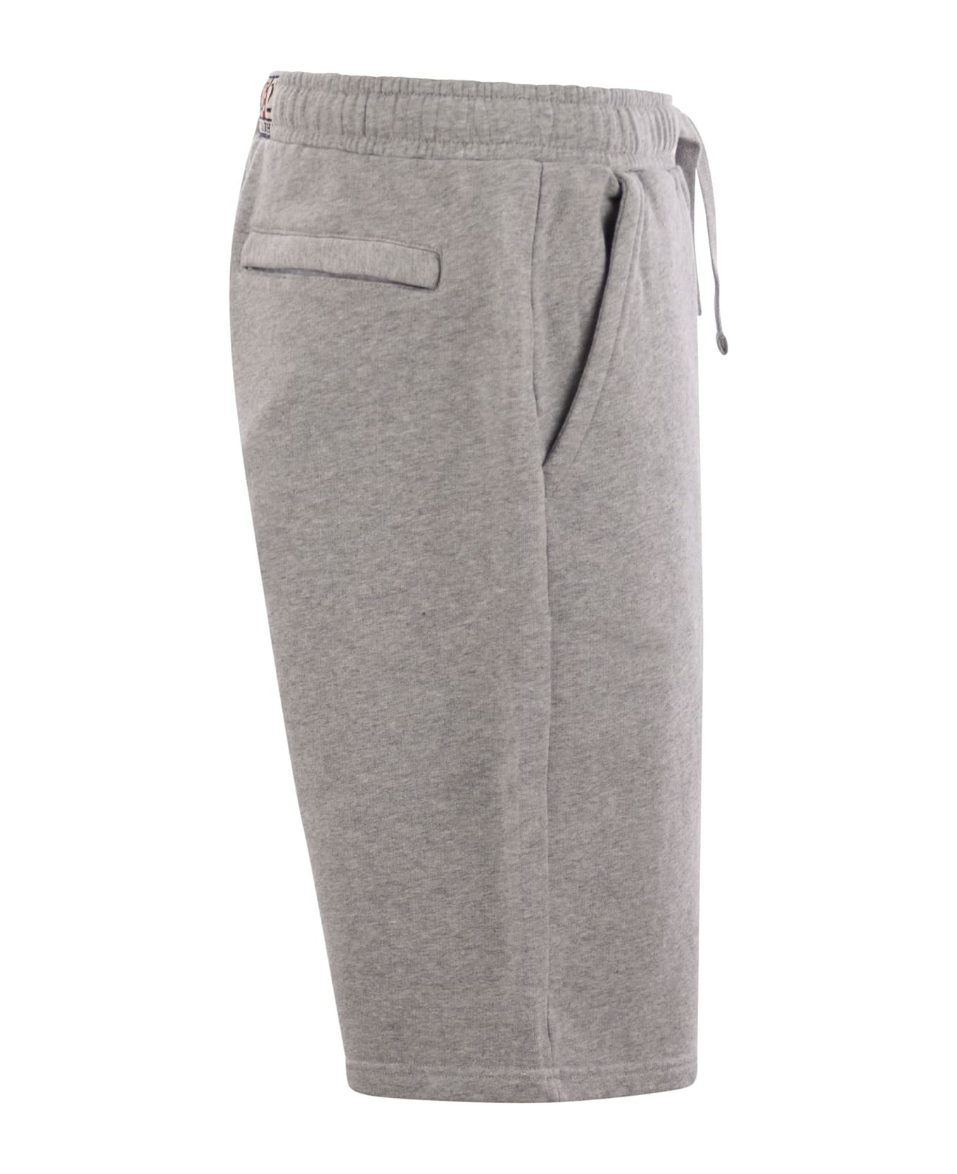 MC2 Saint Barth Randle - Cotton Fleece Bermuda Shorts - Grey