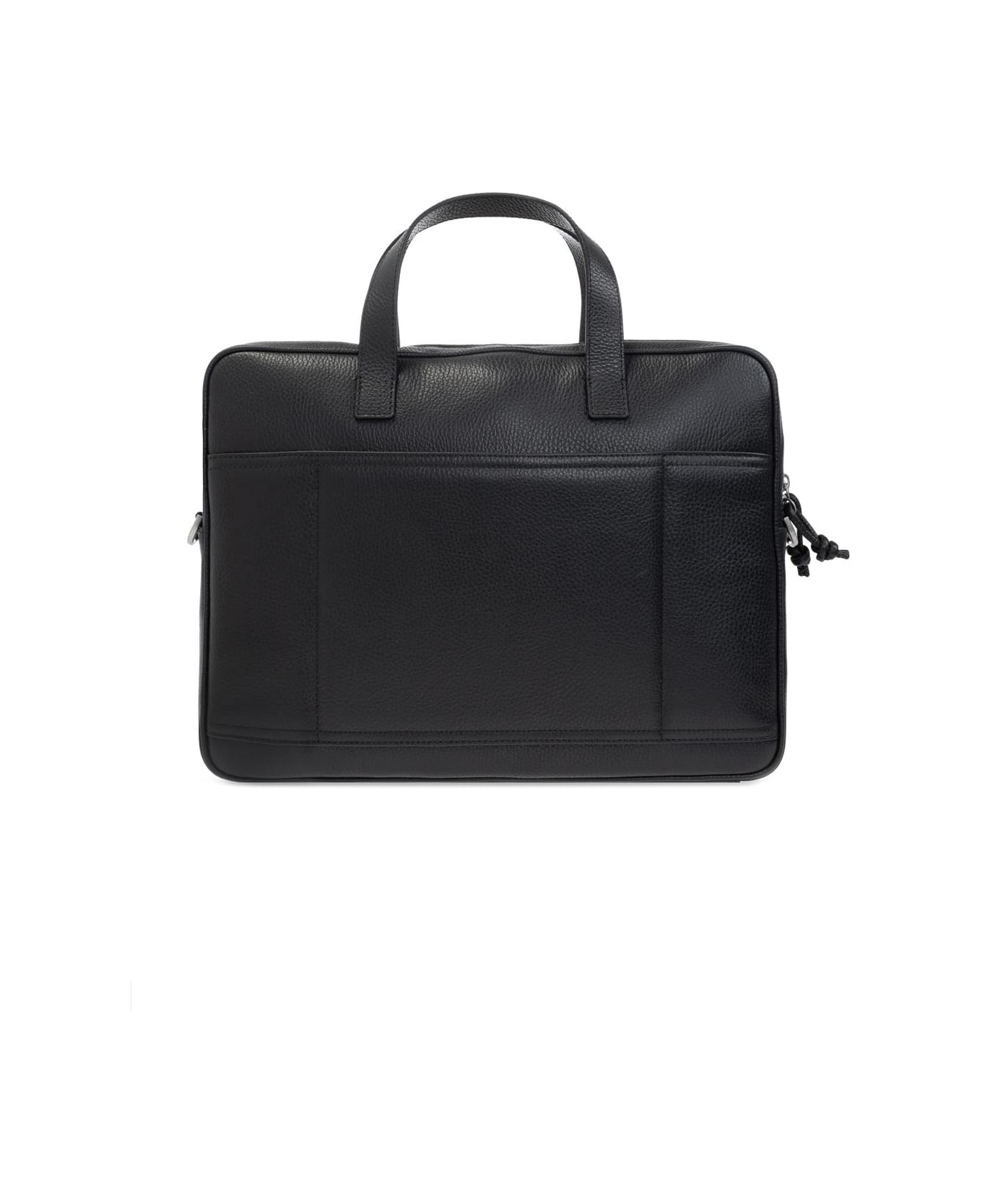 Emporio Armani Briefcase With Logo - Black