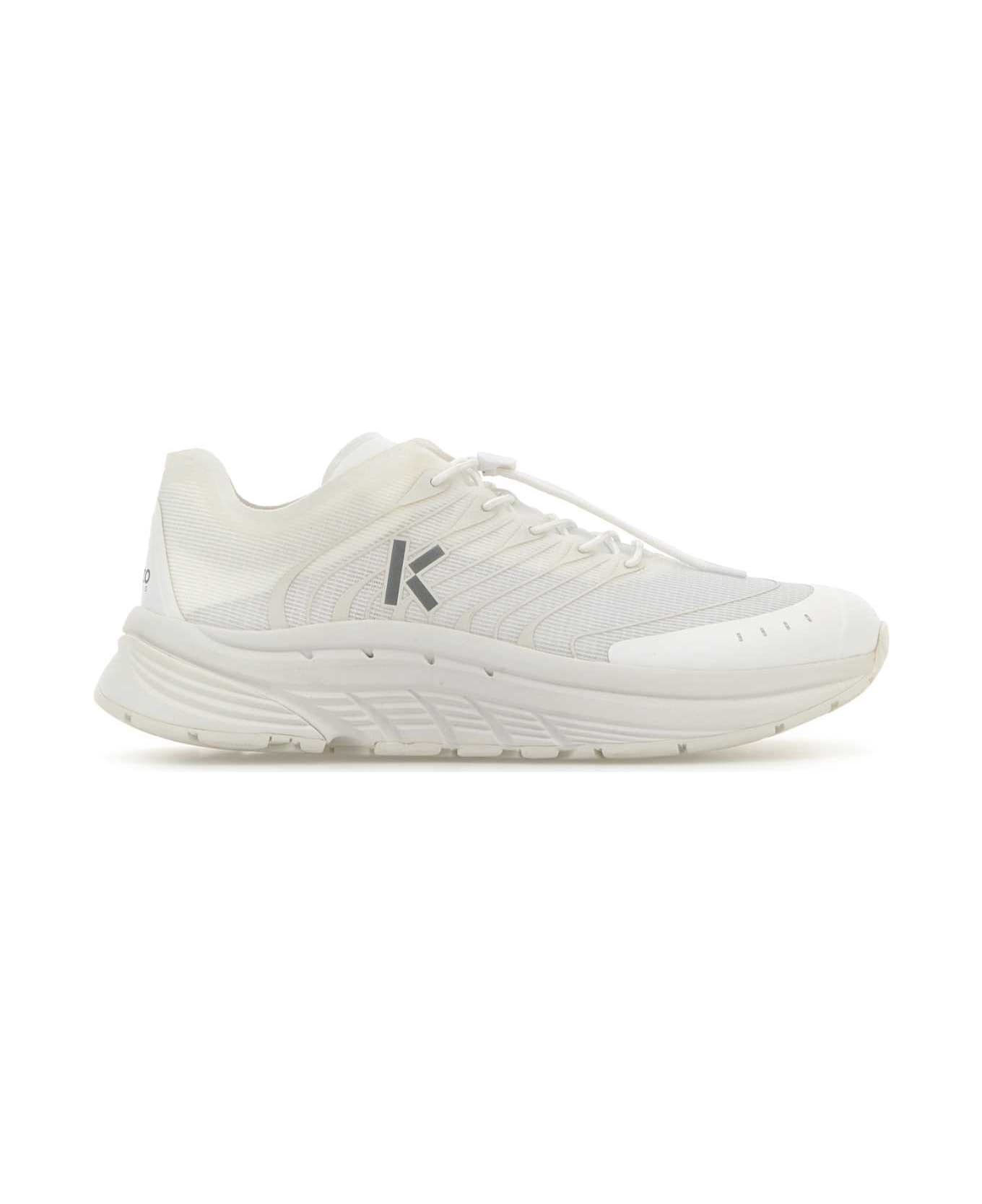 Kenzo White Mesh Pace 2.0 Sneakers - White