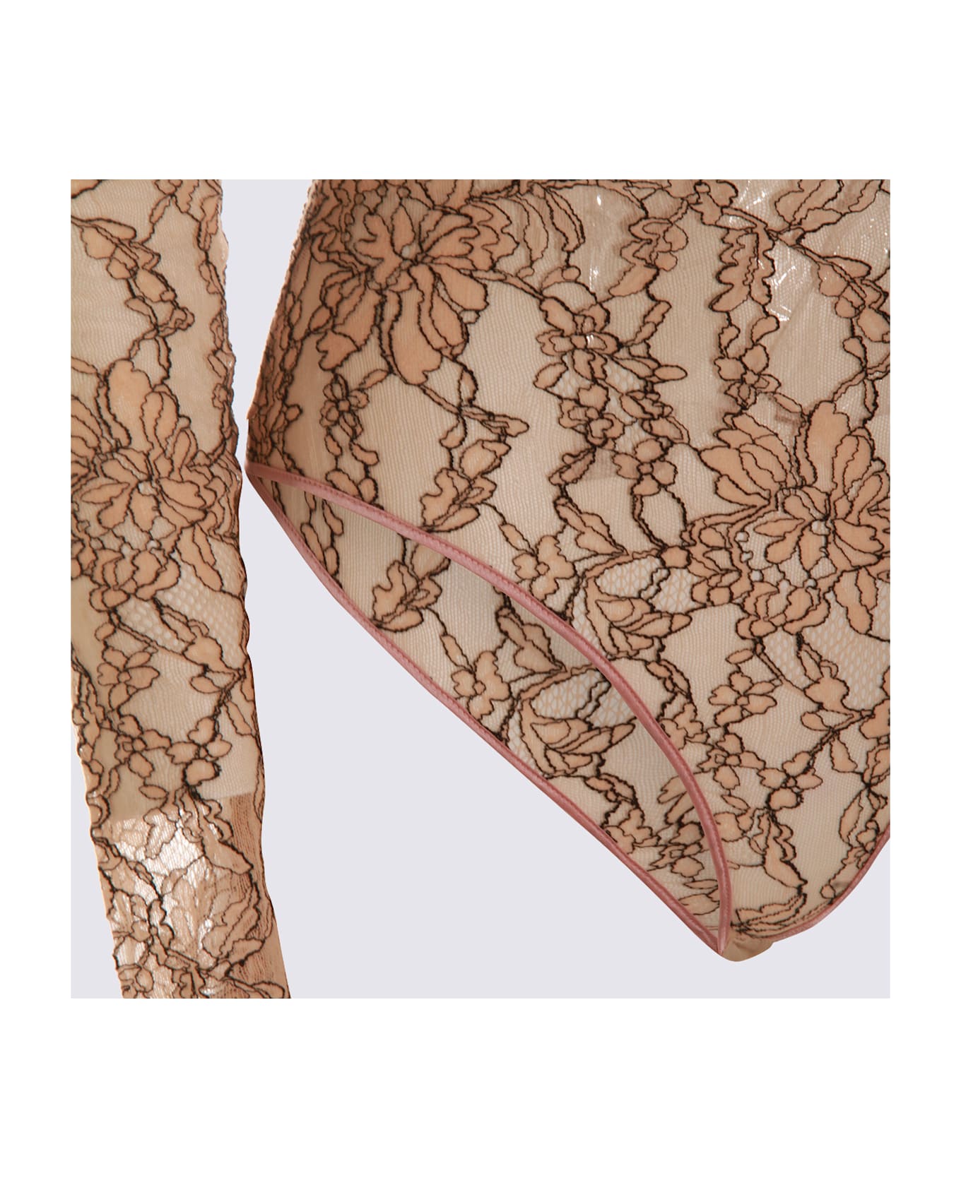 Valentino Pink Bodysuit - SKIN/NERO