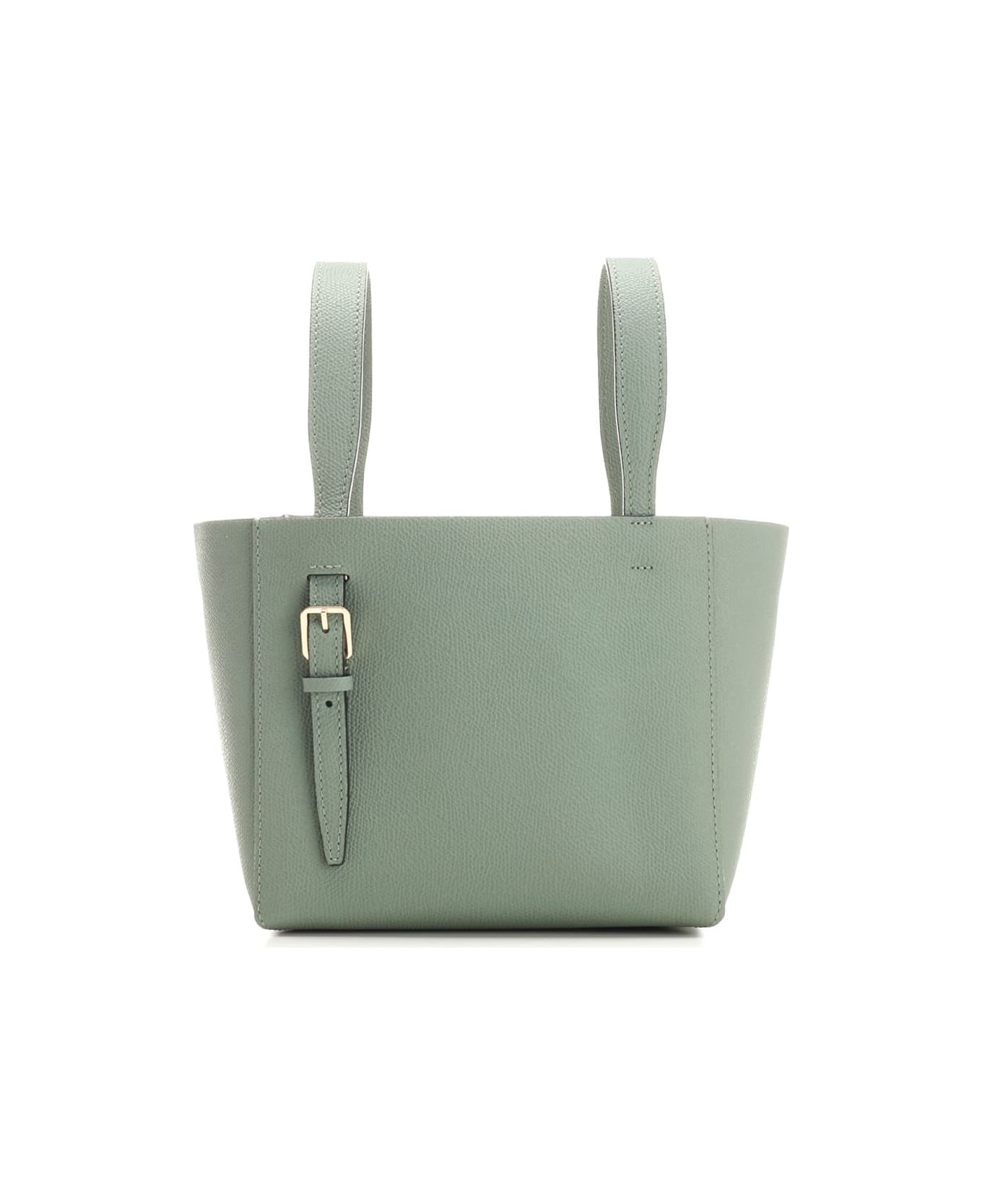 Valextra "soft Micro" Bucket Bag - Green