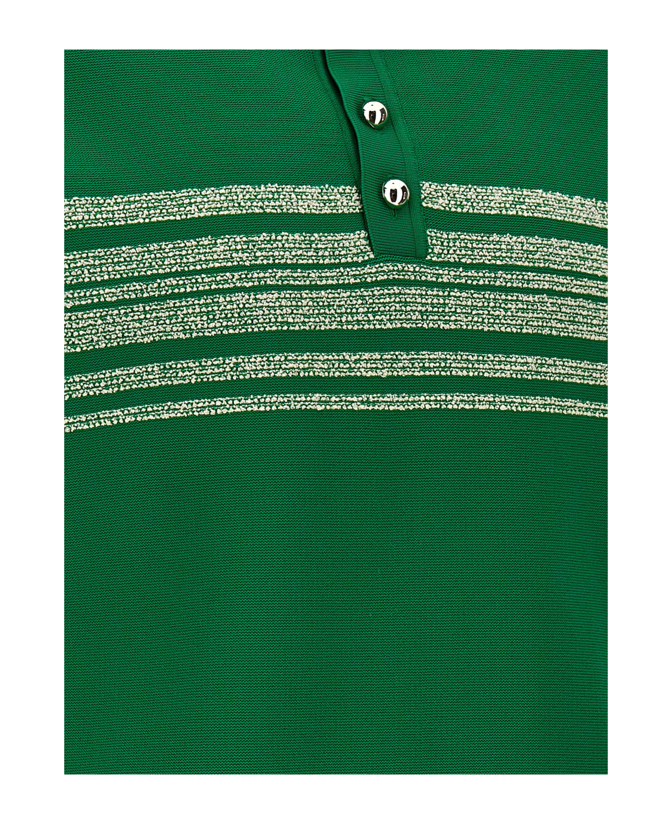 Wales Bonner 'dawn' Polo Shirt - Green