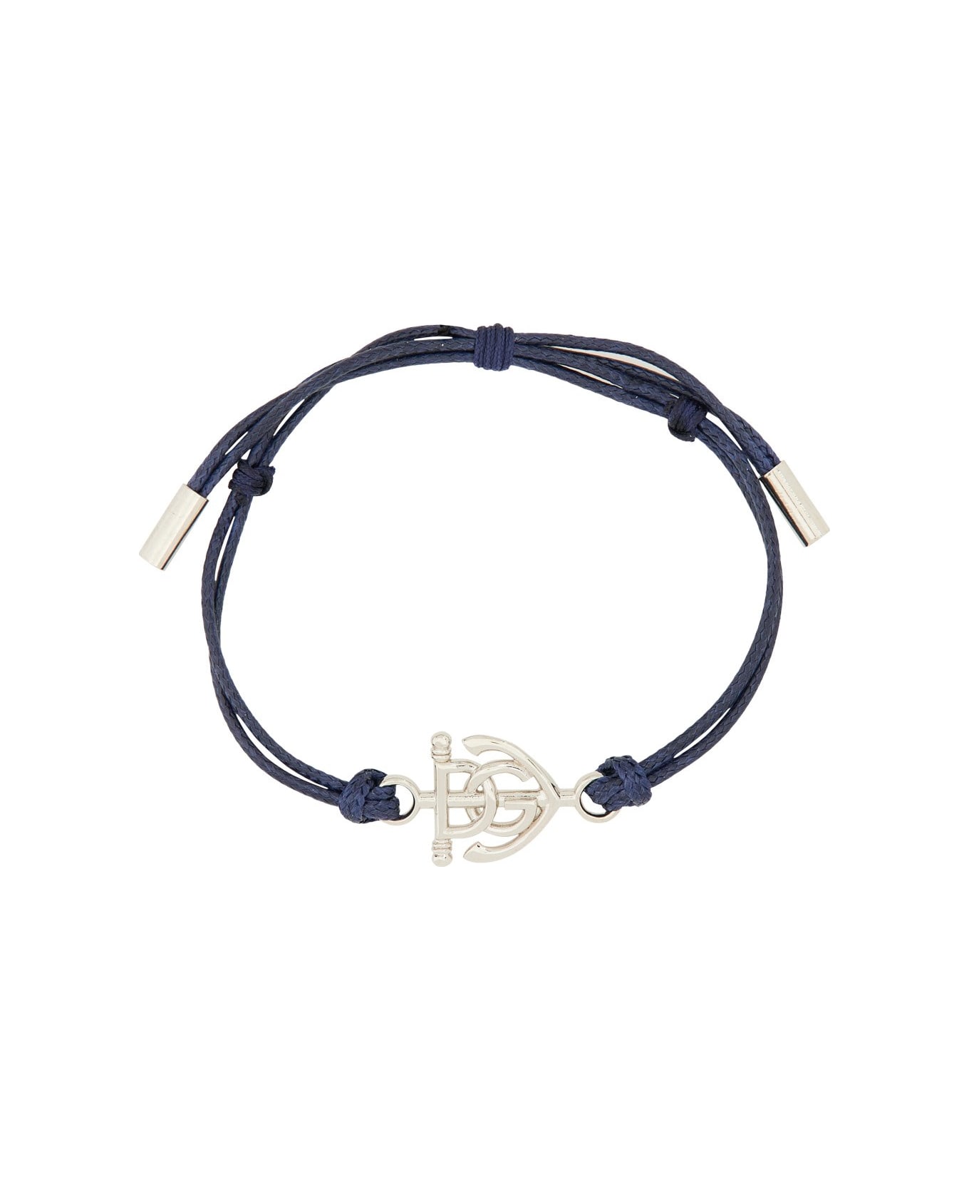 Dolce & Gabbana Navy Lanyard Bracelet - BLU