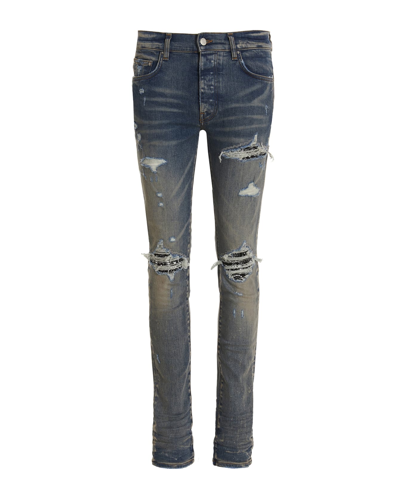 AMIRI Mx1 Bandana Jeans - Light Blue