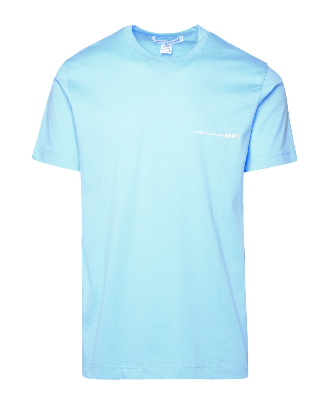 Comme des Garçons Shirt Light Blue Cotton T-shirt - Light Blue