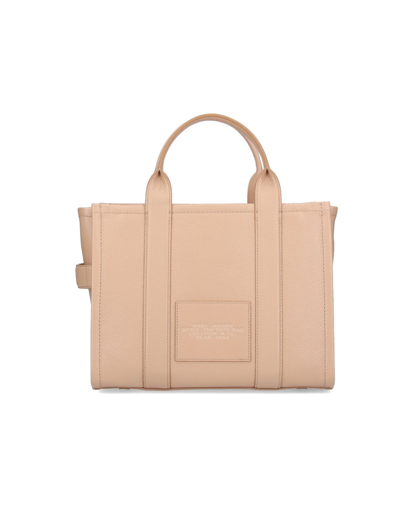 Marc Jacobs The Leather Medium Tote Bag - Camel