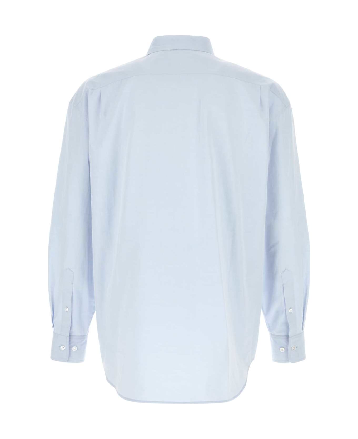 The Row Powder Blue Poplin Granada Shirt - LIGHTSKYBLUE シャツ