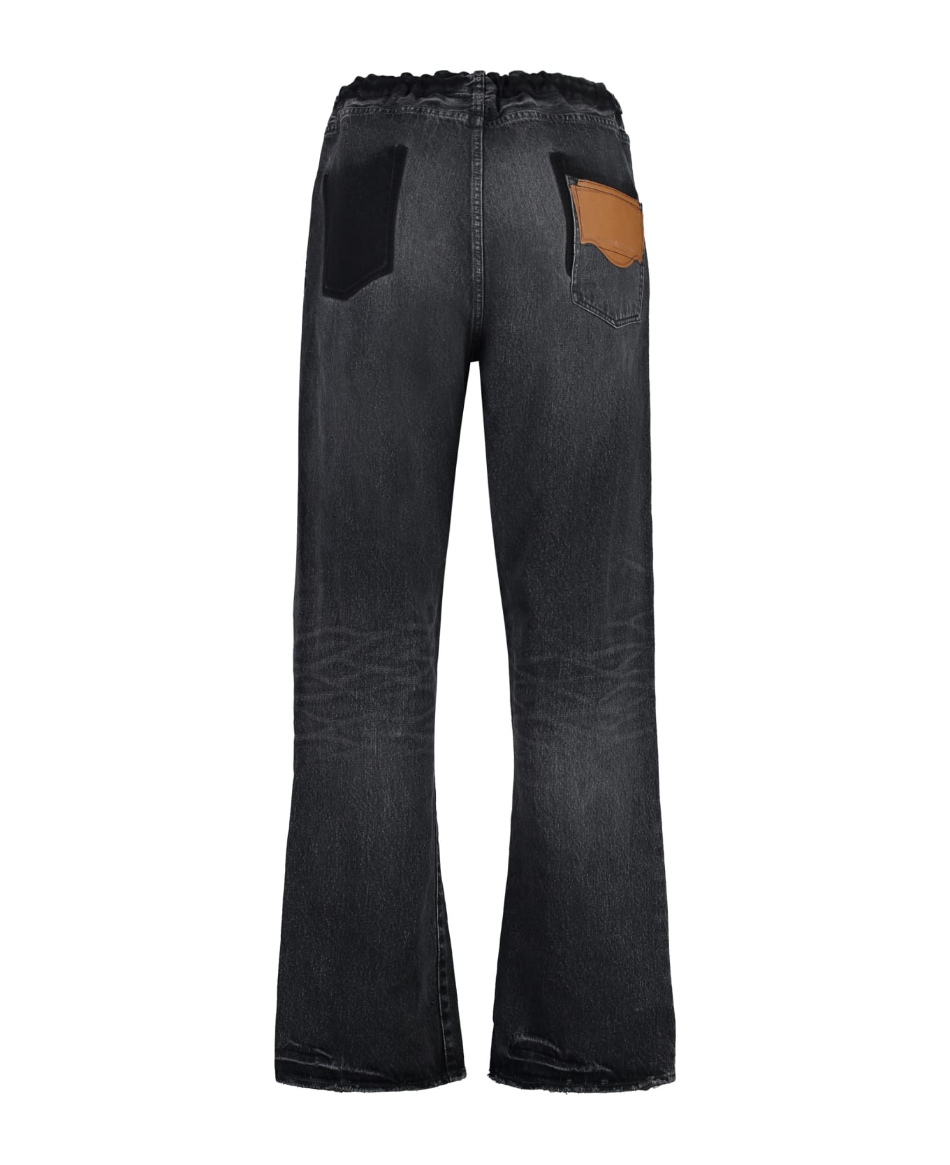 Mihara Yasuhiro 5-pocket Straight-leg Jeans - black