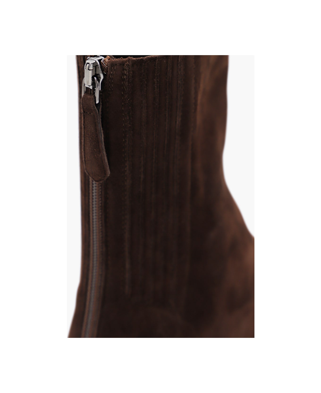 ロングブーツ AQUAZZURA BROWN LEATHER SAINT HONORE 35 BOOTS AQUAZZURA Saint Honoré 35 suede ankle boots | NET-A-PORTER