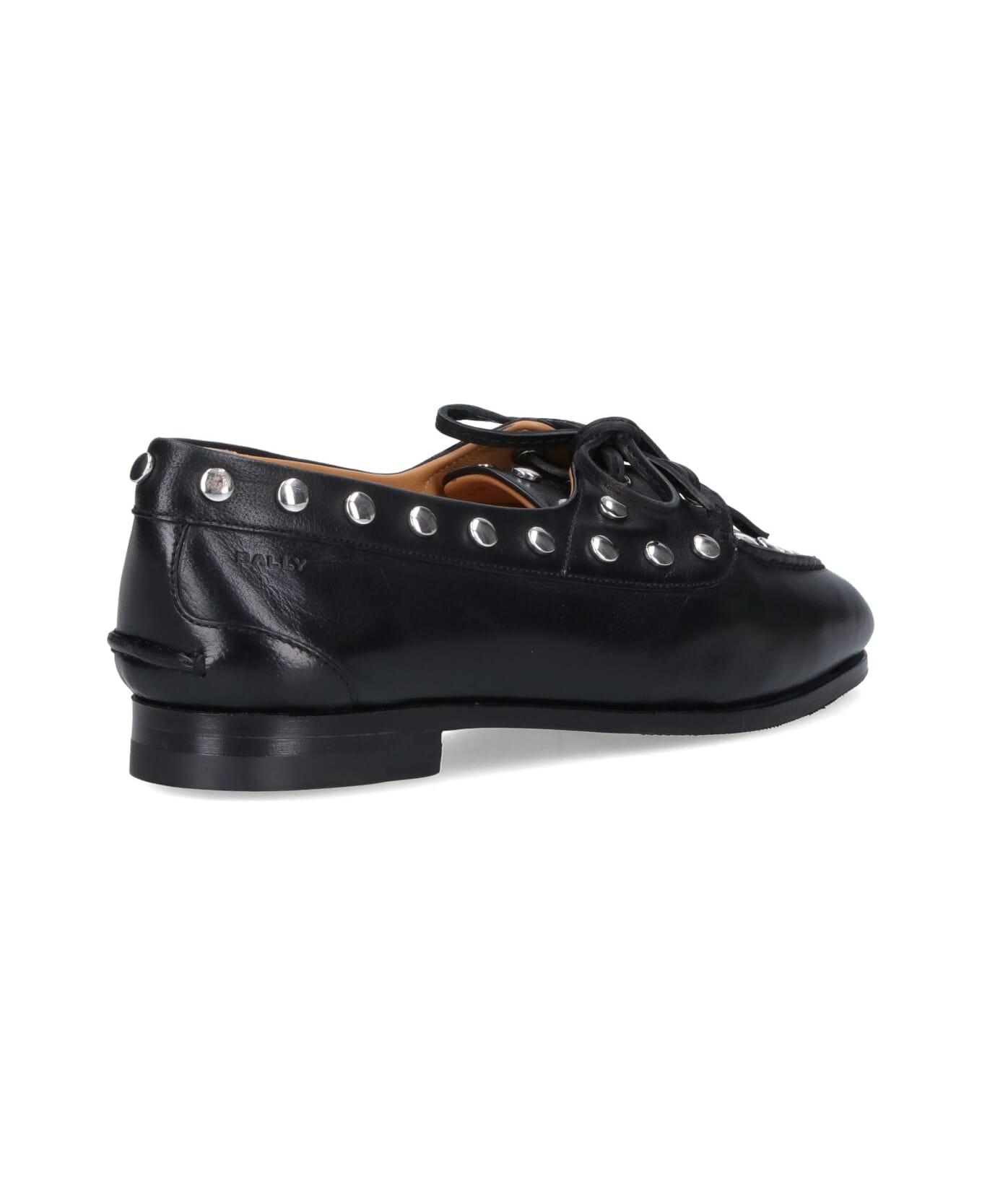 Bally "pathy" Loafers With Studs - Black  