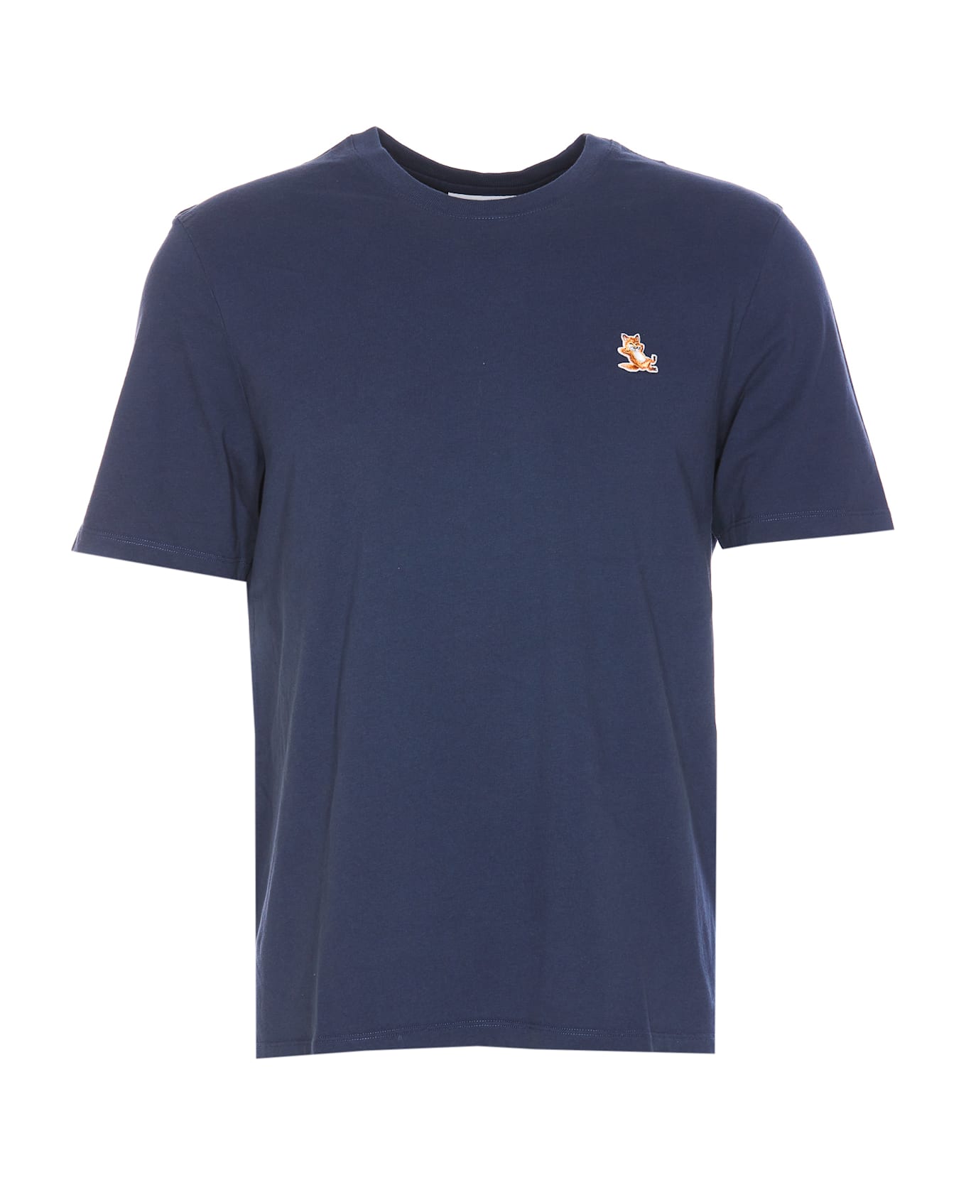 Maison Kitsuné Chillax Fox Patch T-shirt - Blue