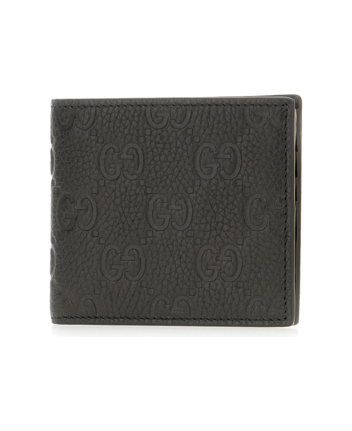 Gucci Black Leather Wallet - BLACK