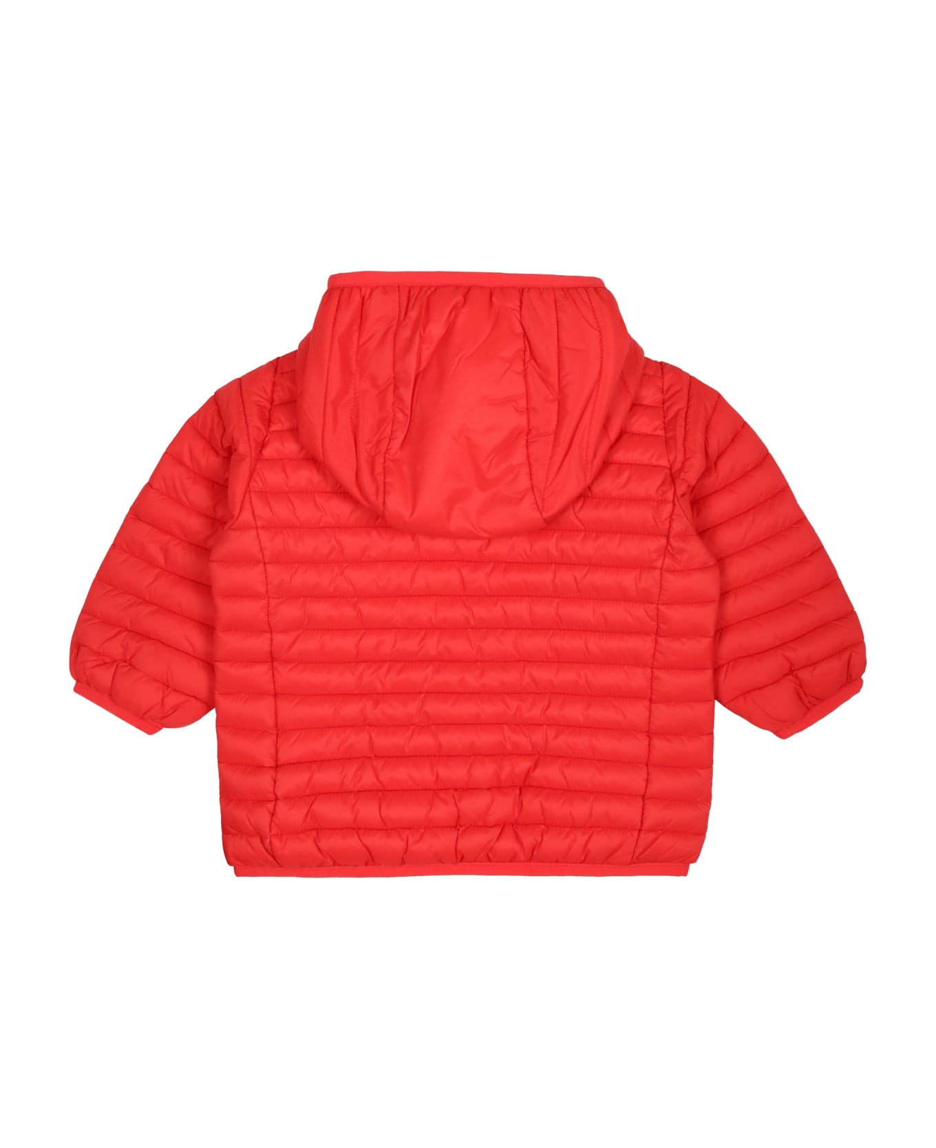 Save the Duck Red Downn-jacket Nene For Baby Boy With Logo - Red