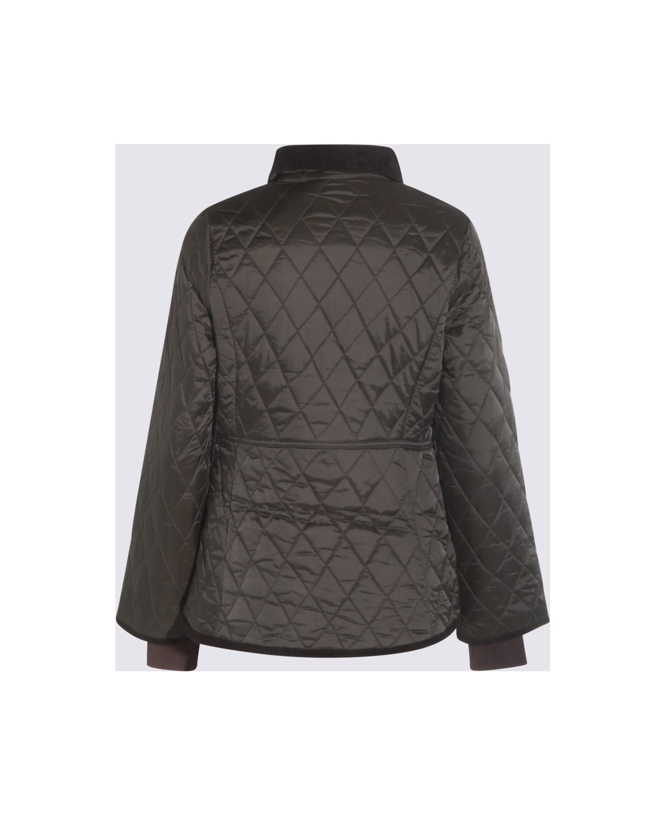 Barbour Dark Green Down Jacket - SAGE
