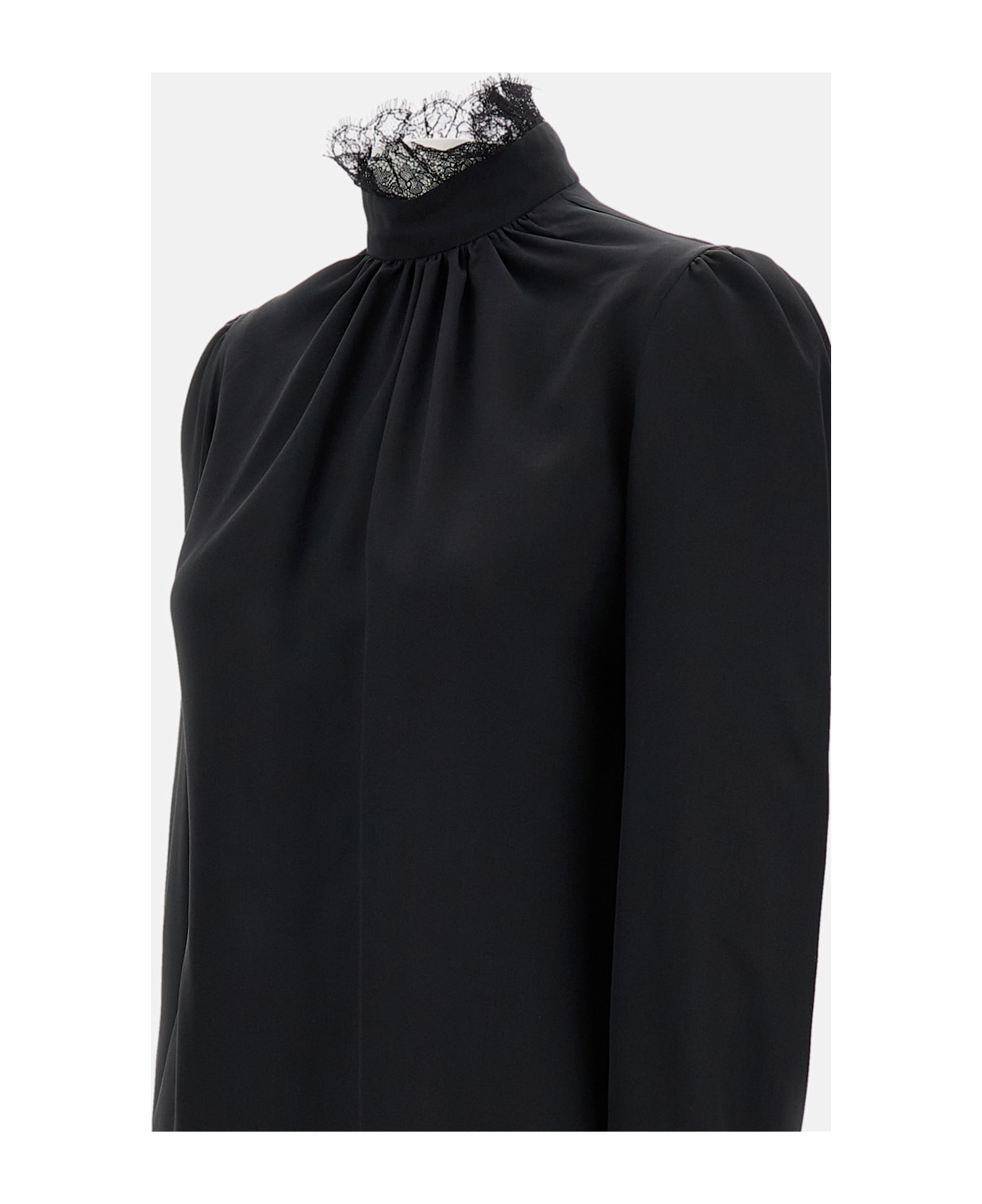 Alexander McQueen Silk Blouse - Black