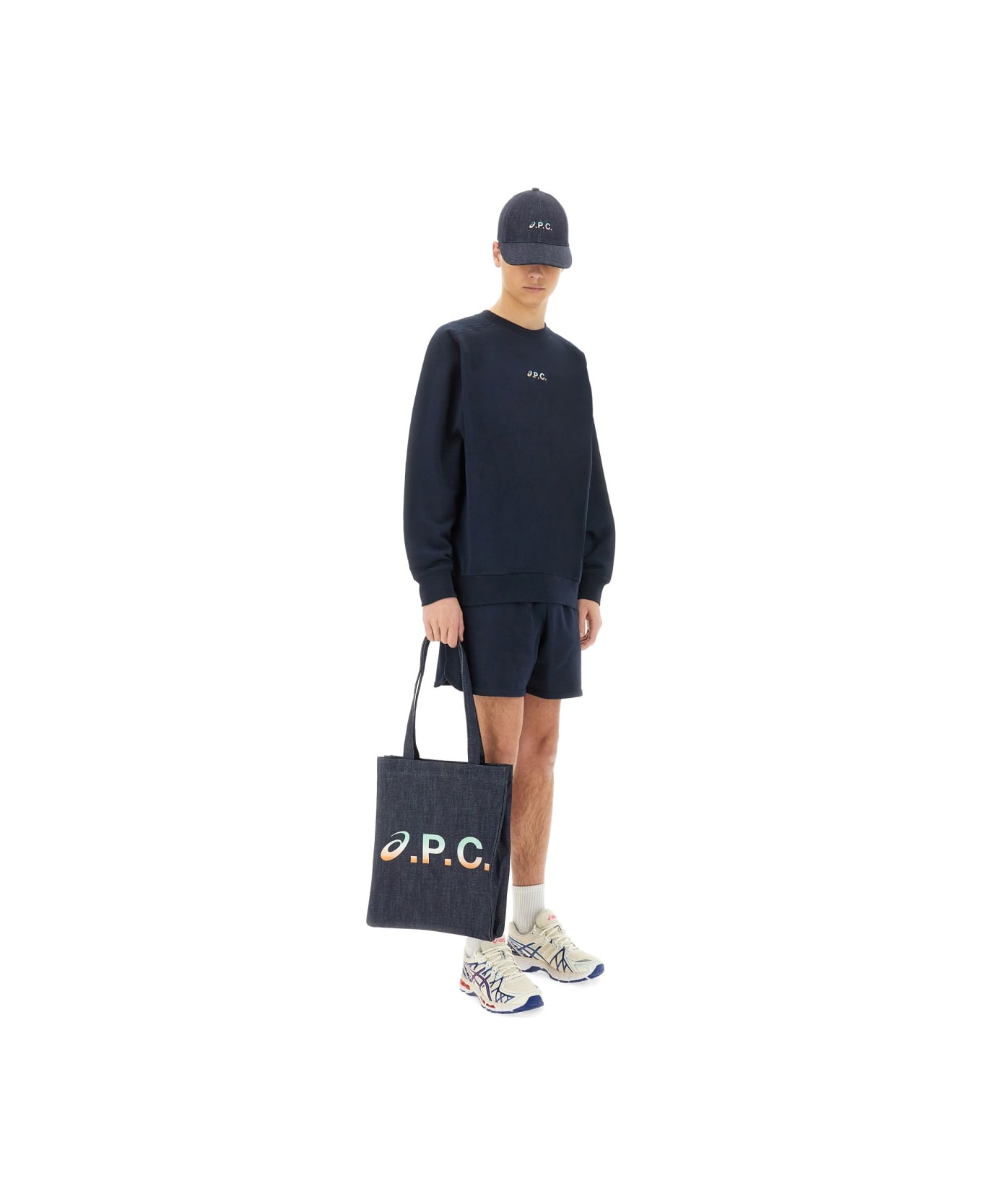 Asics "lake" Sweatshirt - BLUE