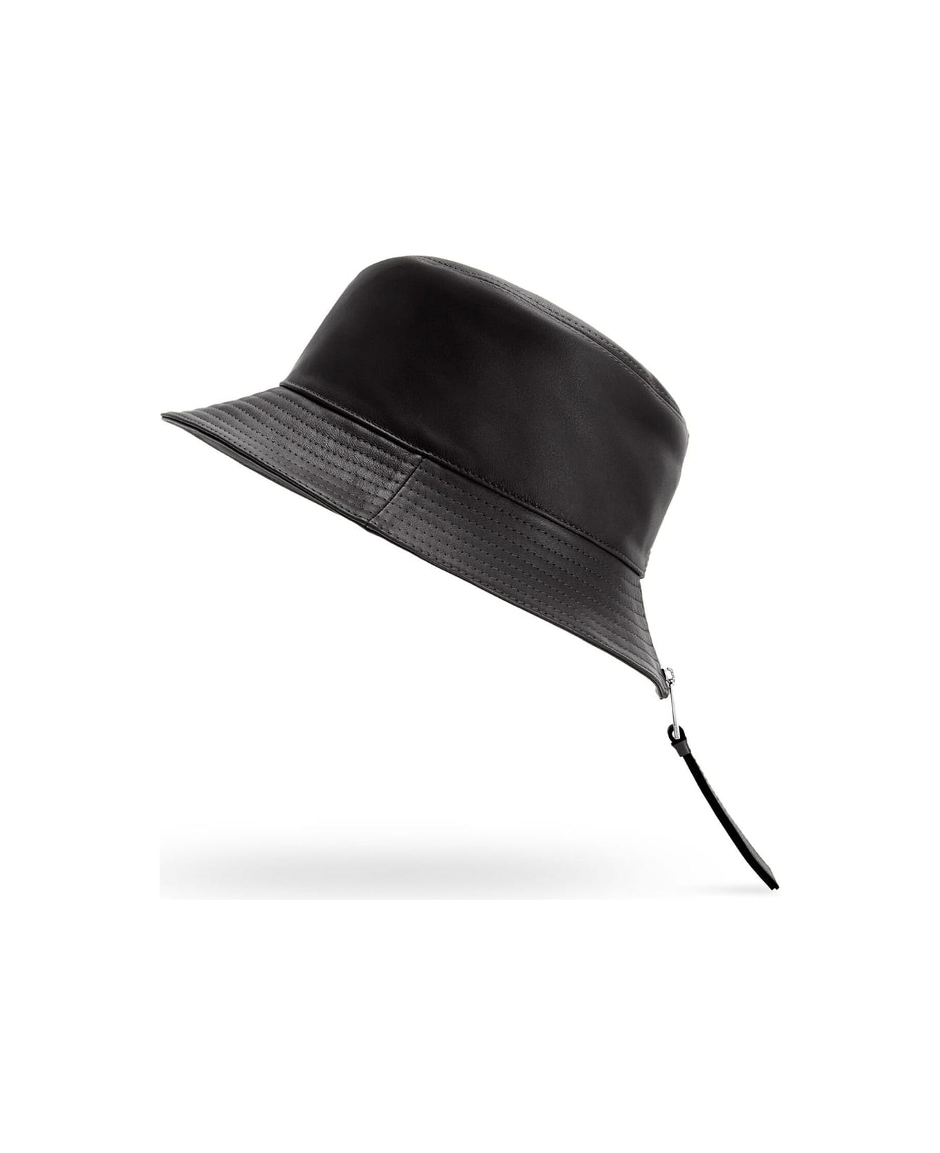Loewe Leather Fisherman Hat - Black