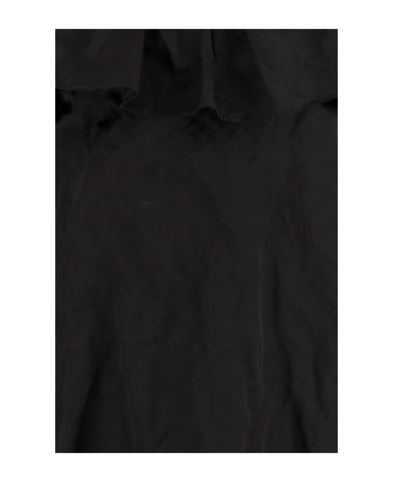 Chloé Mini Dress In Technical Satin - Black