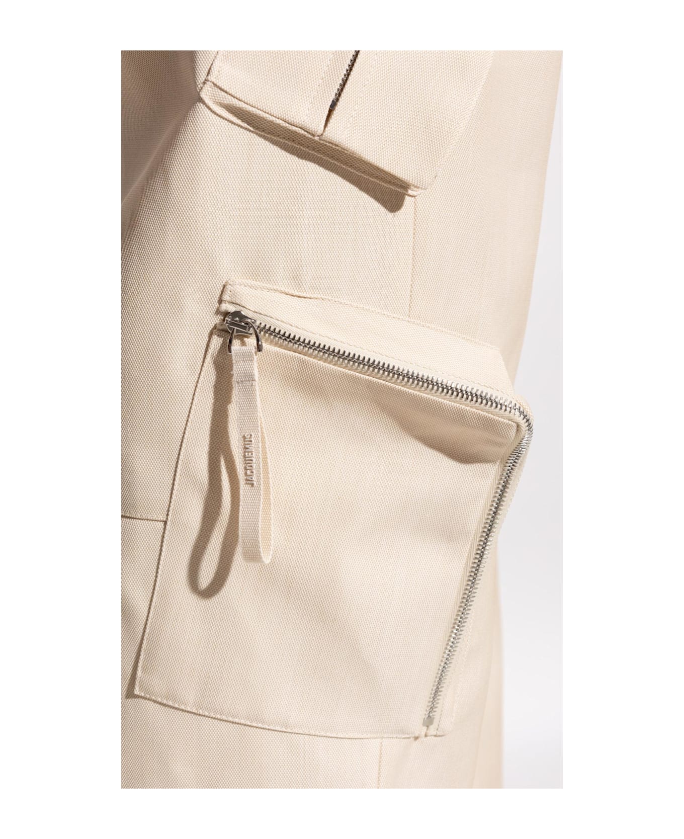 Jacquemus Pants With Pockets - NEUTRALS