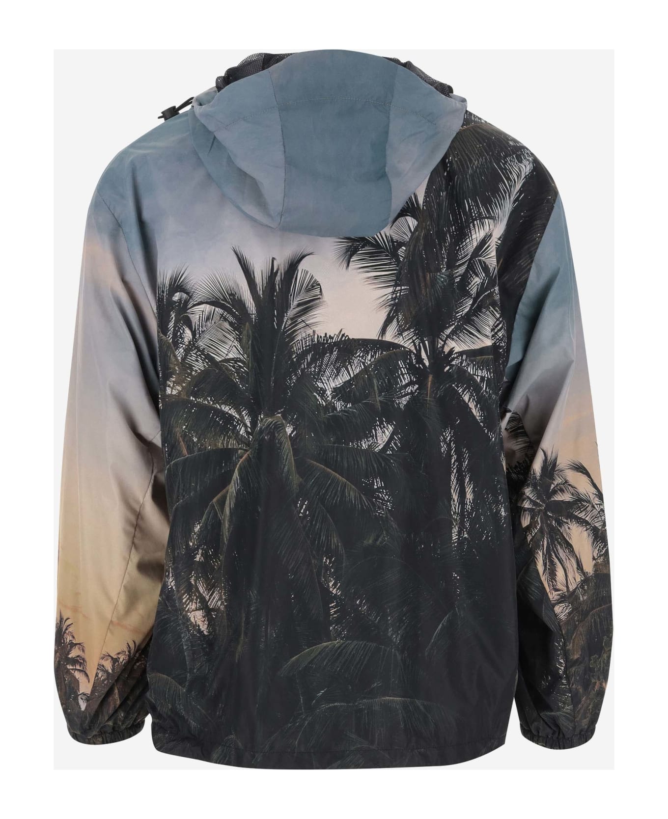 Emporio Armani Nylon Jacket With Graphic Print