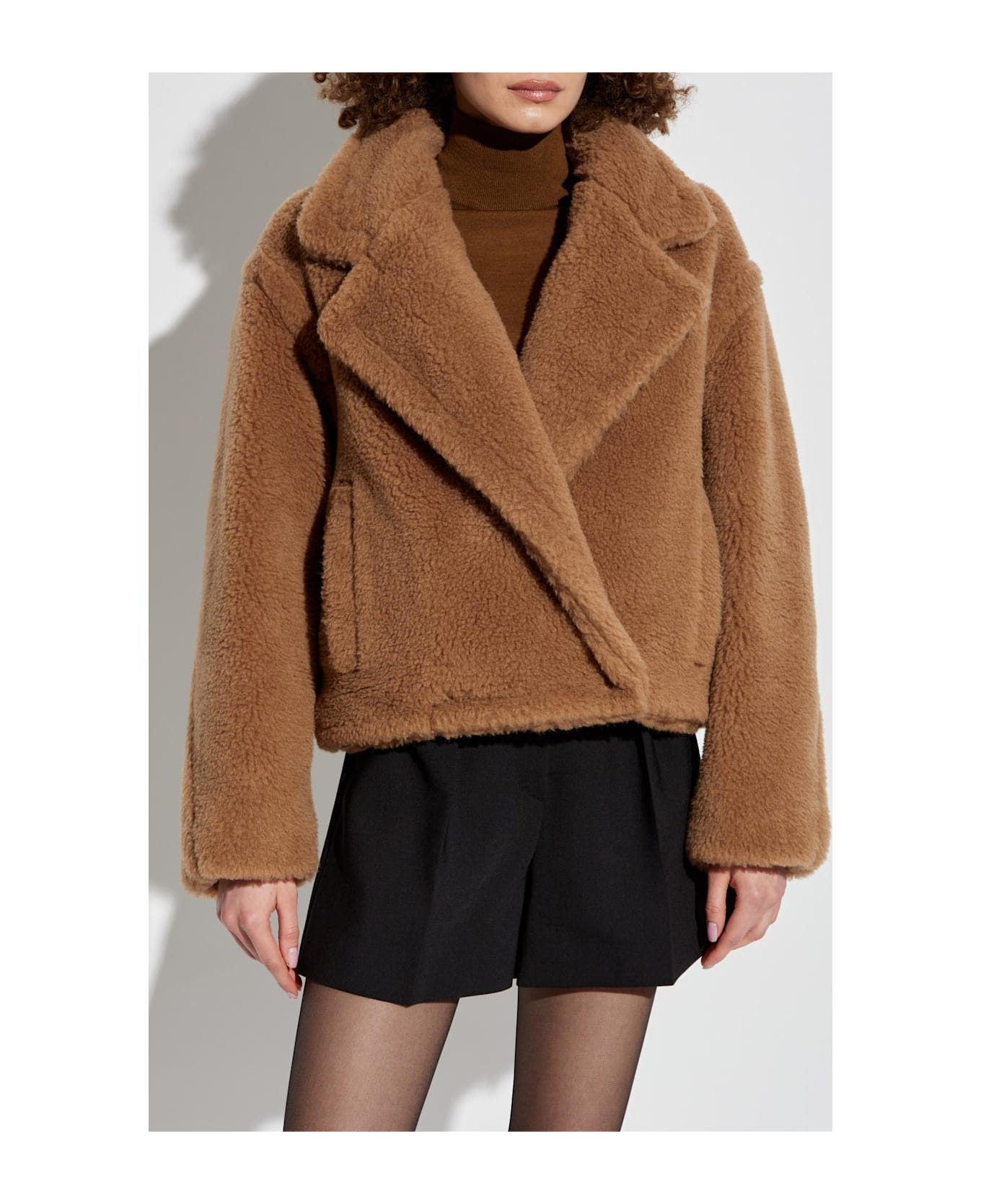 Max Mara Fur Coat Gardone - Camel