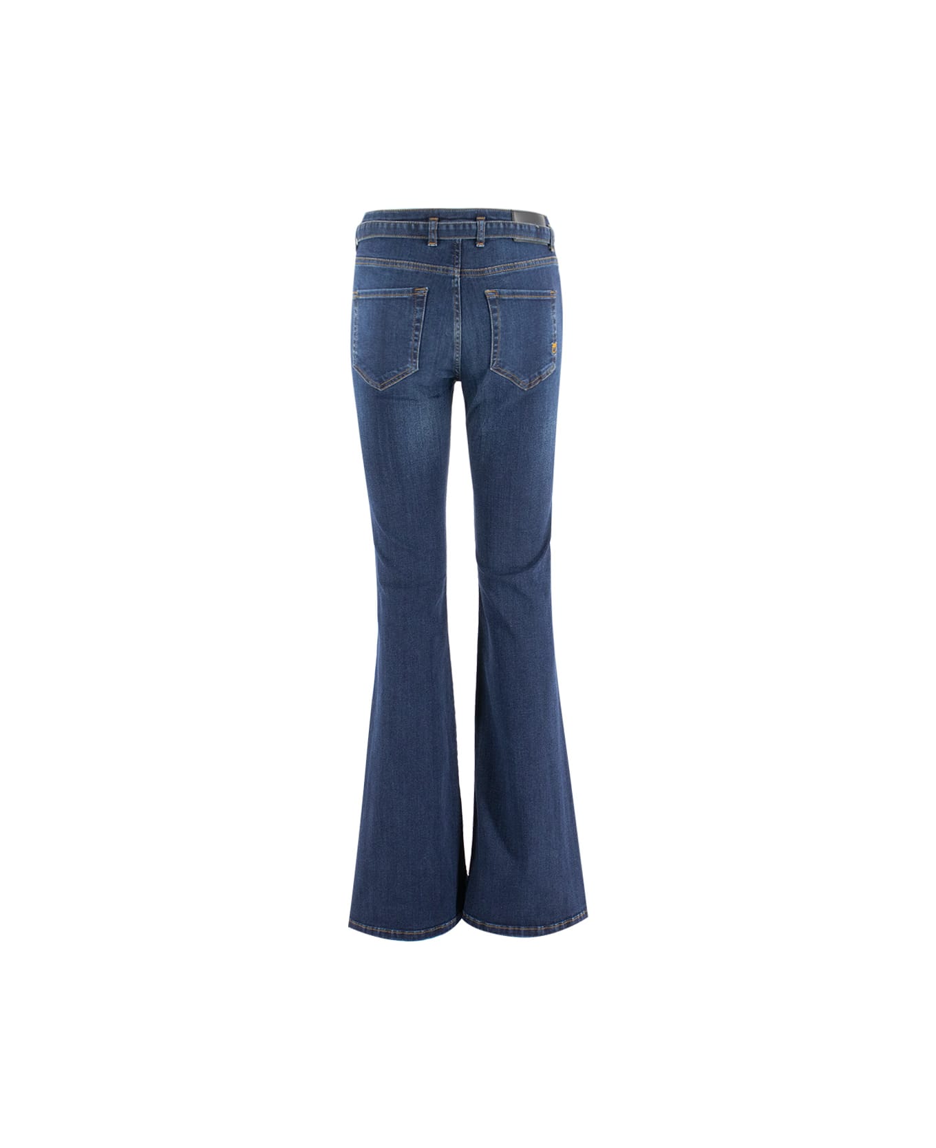 Pinko Low-rise Flared Jeans - LAVAGGIO SCURO