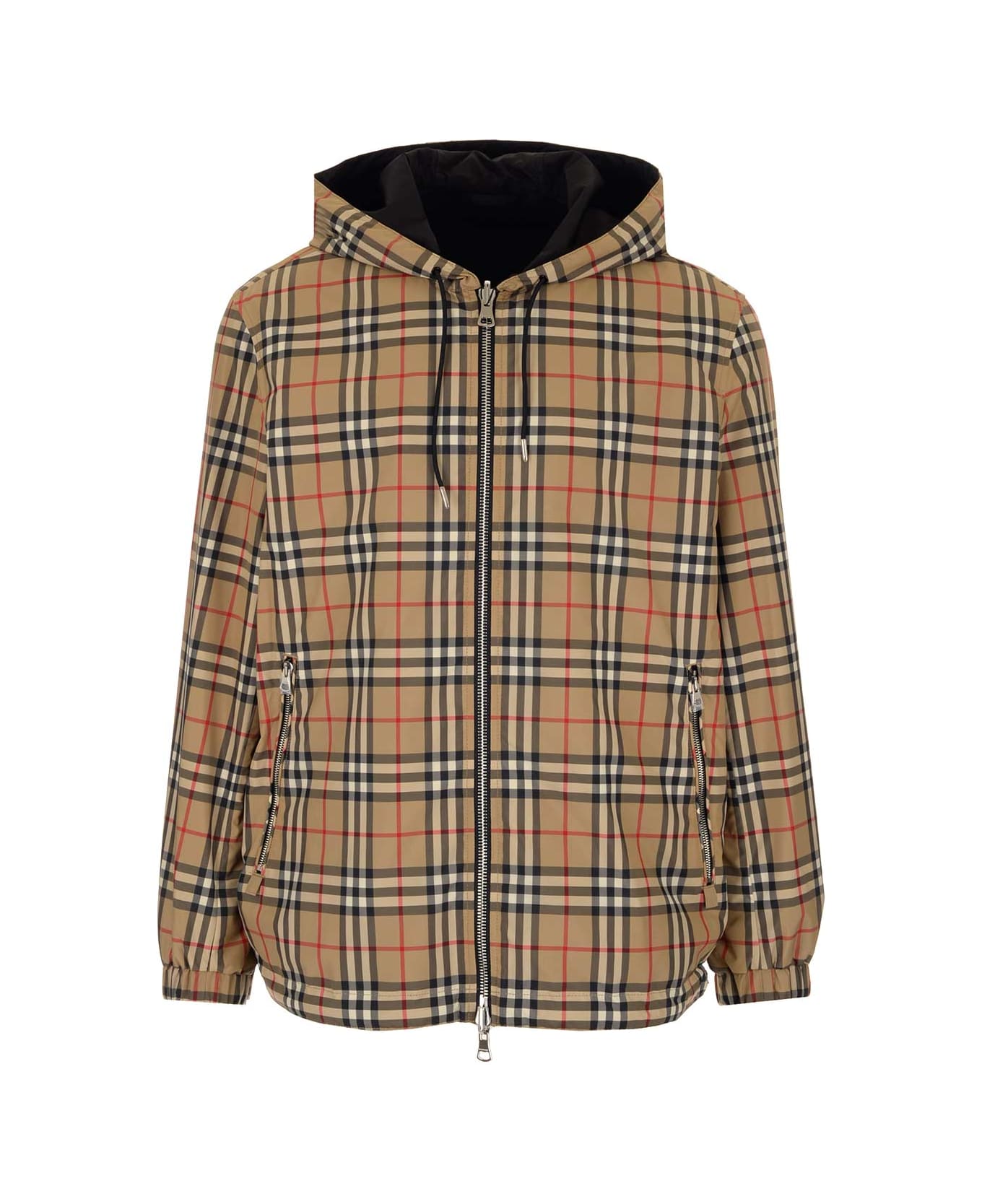 Burberry 'vintage Check' Reversible Jacket - Beige