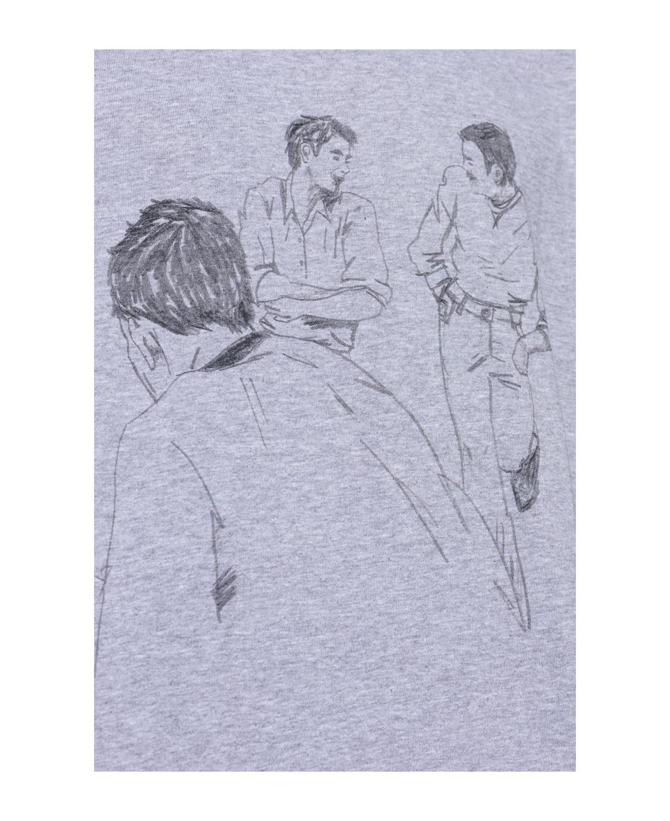 J.W. Anderson Jw Anderson Printed T-shirt - Grey