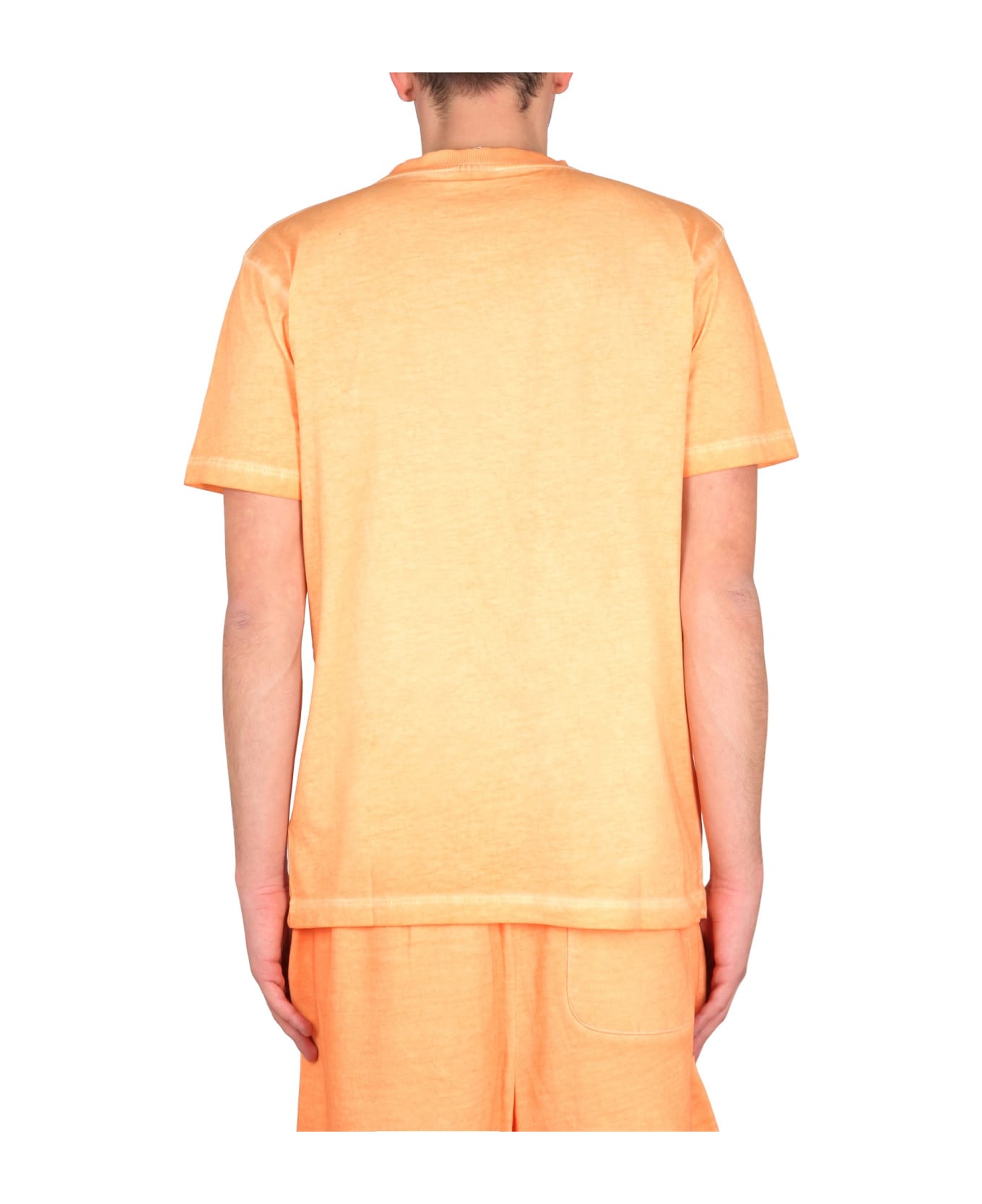 Marcelo Burlon Sunset Cross Regular T-shirt - Orange Red