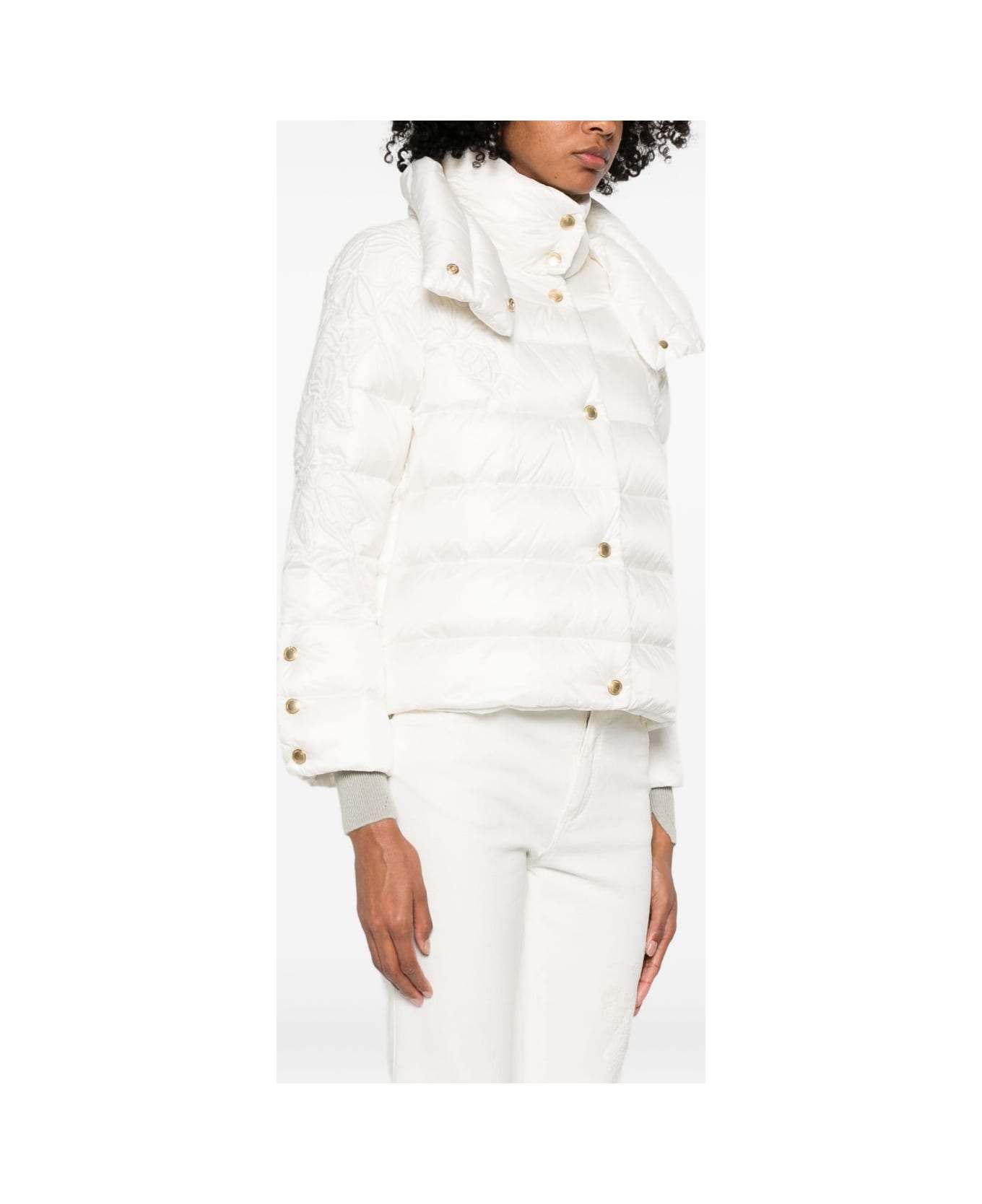 Ermanno Firenze Short Down Jacket - Beige