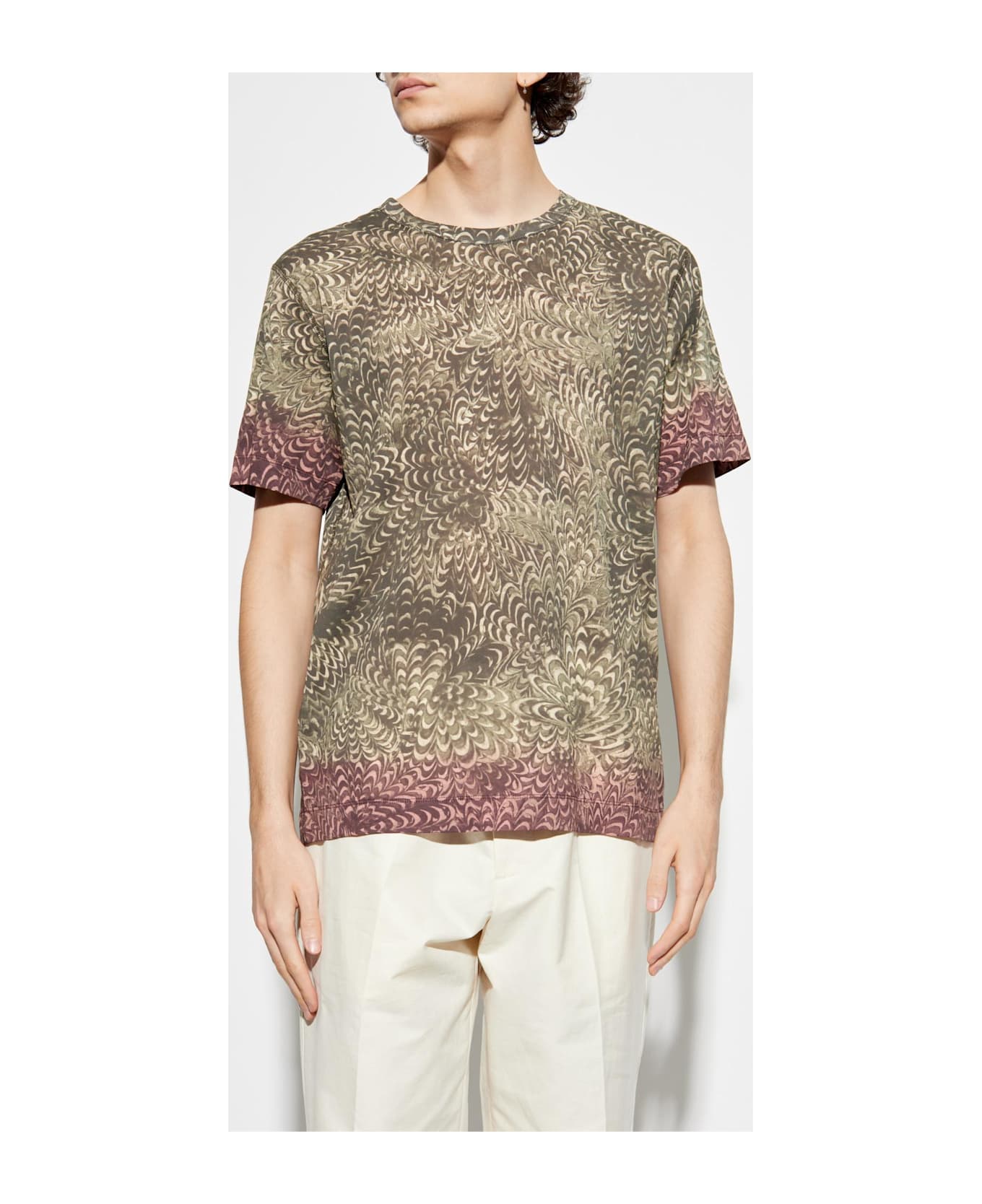 Dries Van Noten Patterned T-shirt - MULTICOLOUR