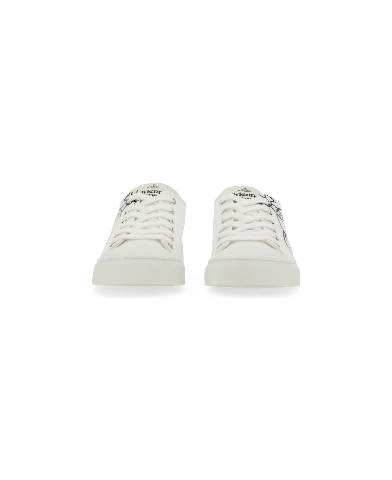 Vivienne Westwood Low Sneaker With Orb Logo - WHITE スニーカー