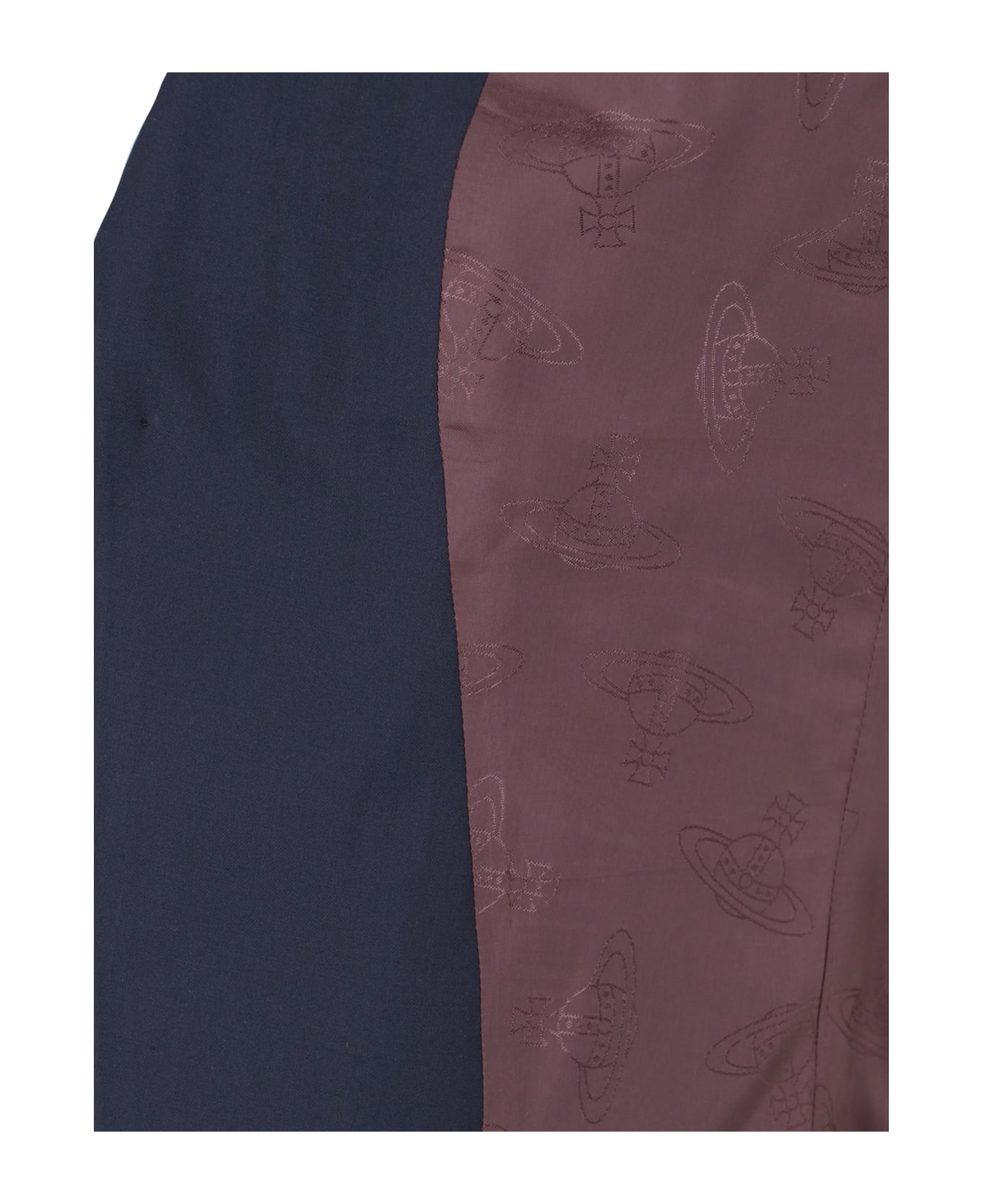 Vivienne Westwood 'one Button' Jacket - Blue