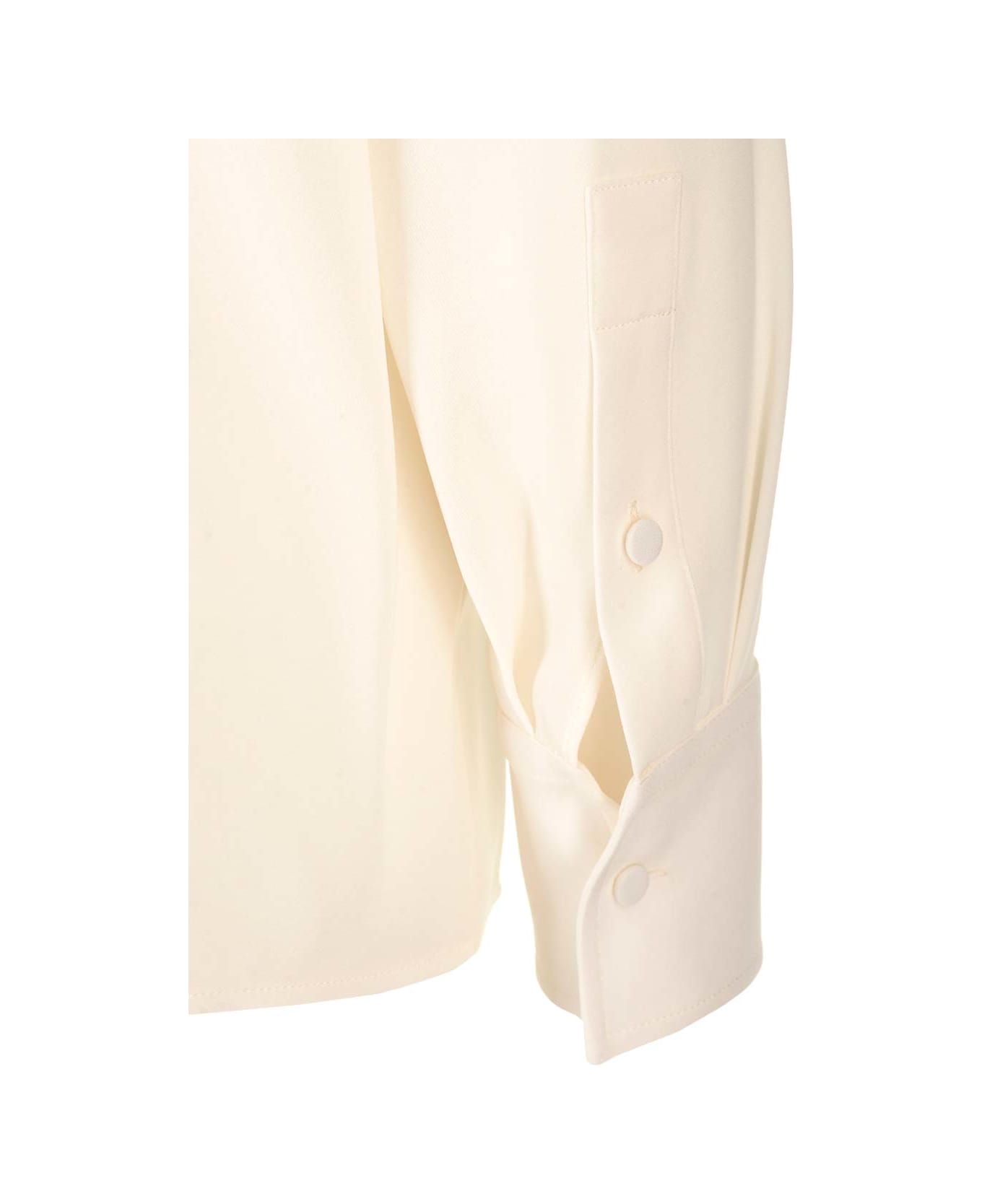 Valentino Silk Georgette Shirt - White